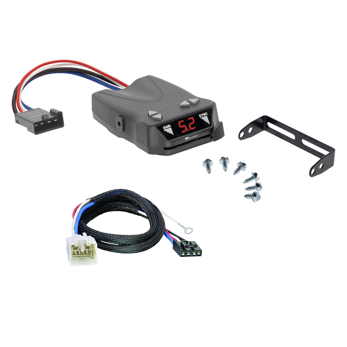 2014-2025 Toyota 4Runner Brakeman IV Time?Delay Brake Controller for Trailers with 1?4 Axles, Black 8507120 thumbnail 0