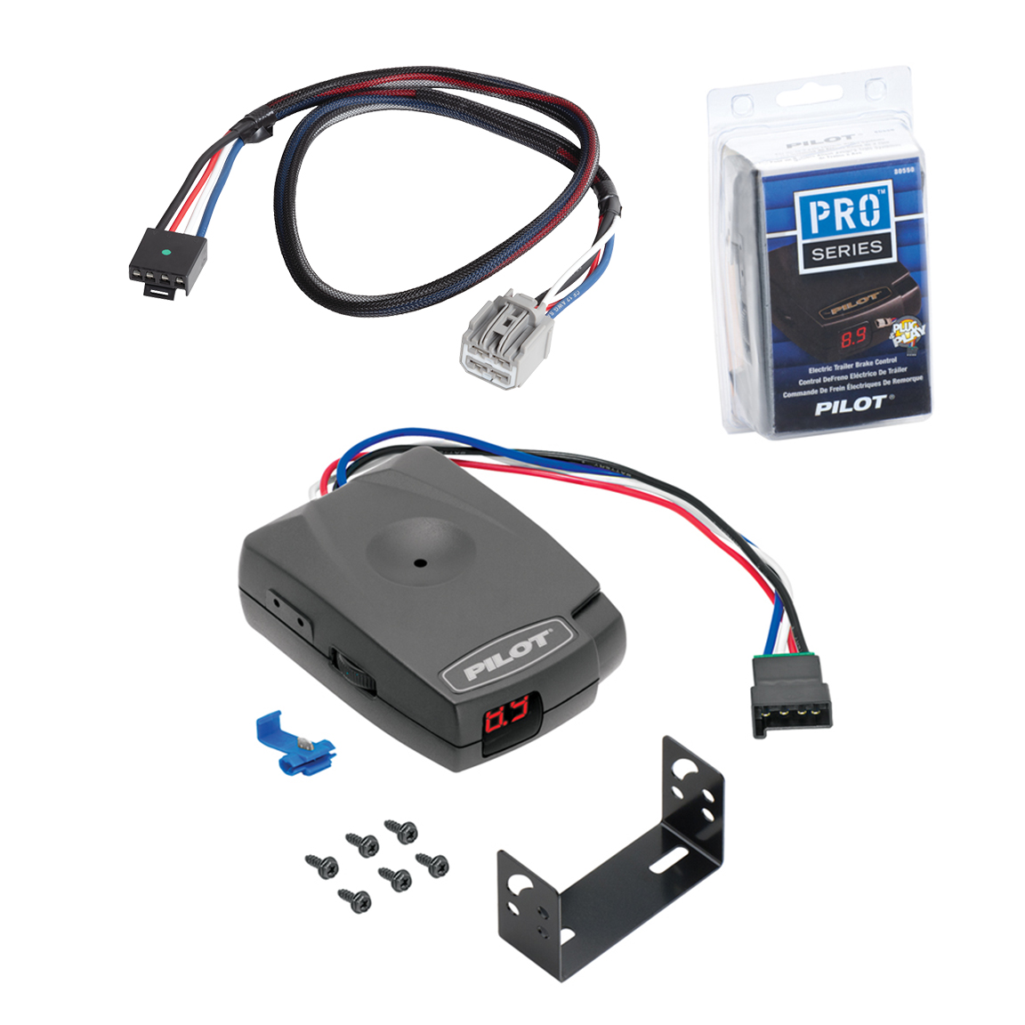 2022-2022 Jeep Grand Cherokee WK Tekonsha Pilot Trailer Time Delay Brake Controller for Trailers with 1 to 3 Axles 80550 thumbnail 0