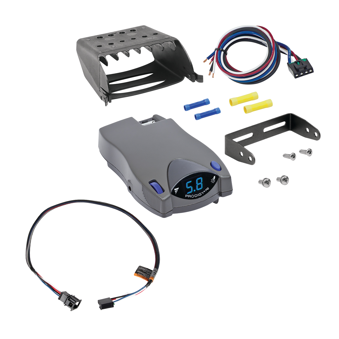 2004-2006 Porsche Cayenne Tekonsha Prodigy P2 Proportional Brake Controller for Trailers with 1 to 4 Axles Gray 90885 thumbnail 0