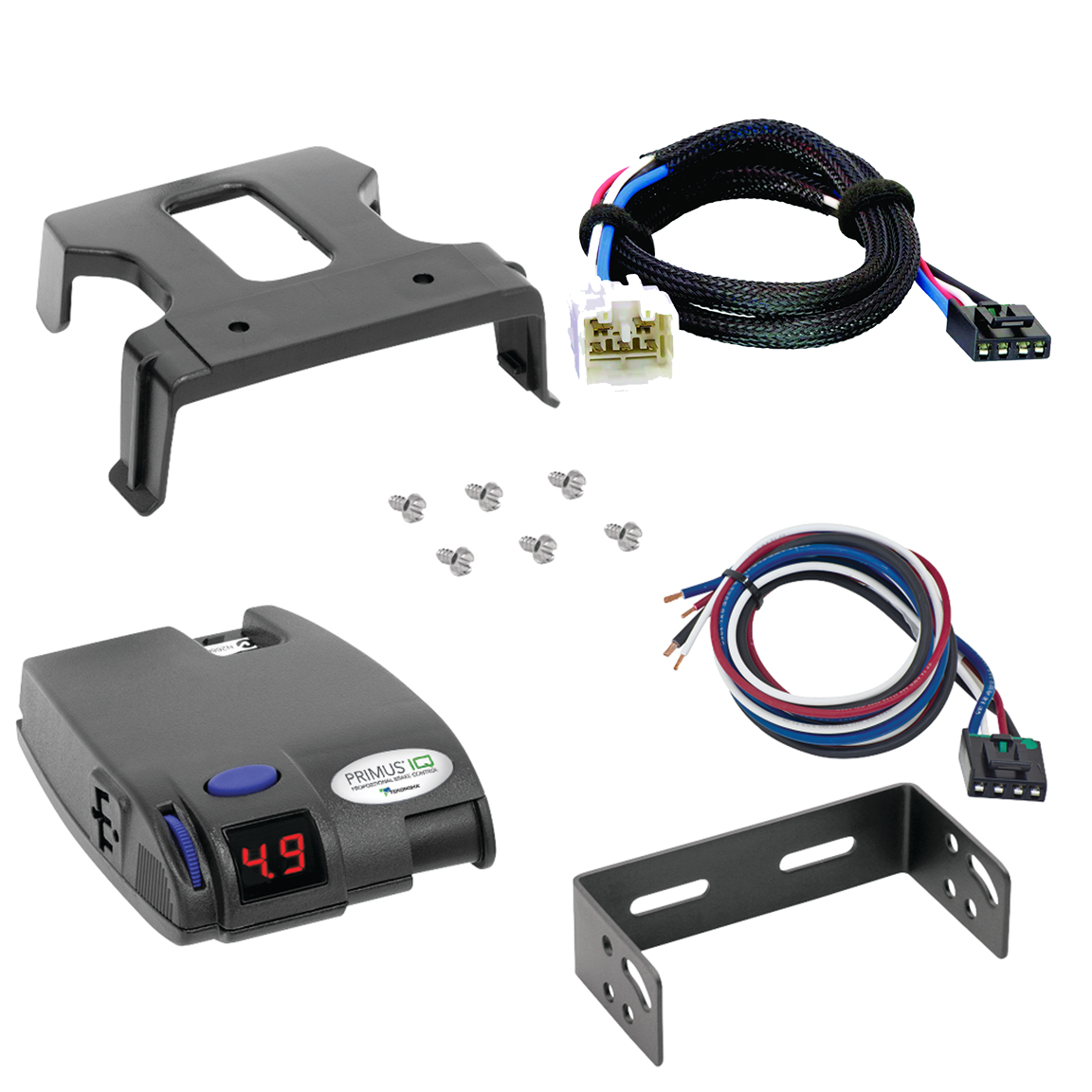 2007-2015 Toyota Tacoma Tekonsha Primus IQ Proportional Brake Controller for Trailers with 1 to 3 Axles Gray 90160 thumbnail 0