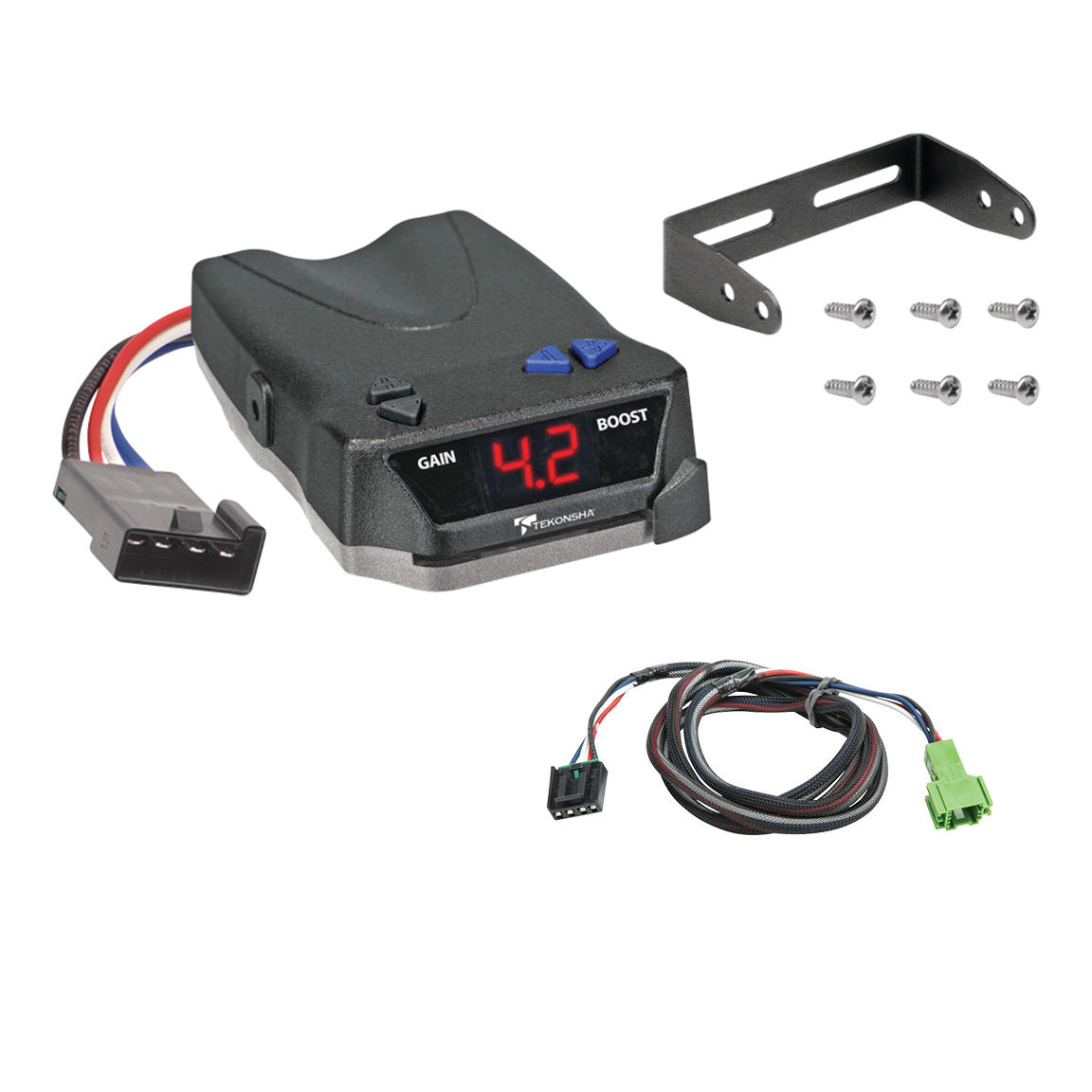 2019-2020 Freightliner Sprinter 1500 Tekonsha BRAKE-EVN Proportional Brake Controller for Trailers with 1 to 4 Axles Black 8508220 thumbnail 0