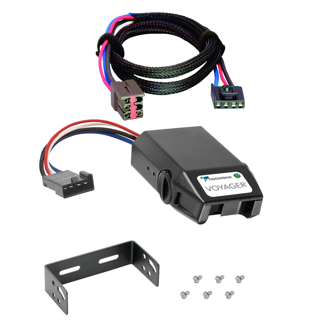 1992-2008 Ford E-350 Econoline Tekonsha Voyager Proportional Brake Controller for Trailers with 1 to 4 Axles Black 9030 thumbnail 0