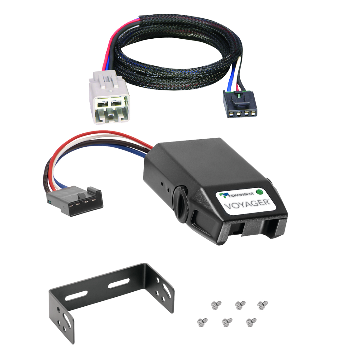 2005-2007 Ford F-450 Super Duty Tekonsha Voyager Proportional Brake Controller for Trailers with 1 to 4 Axles Black 9030 thumbnail 0