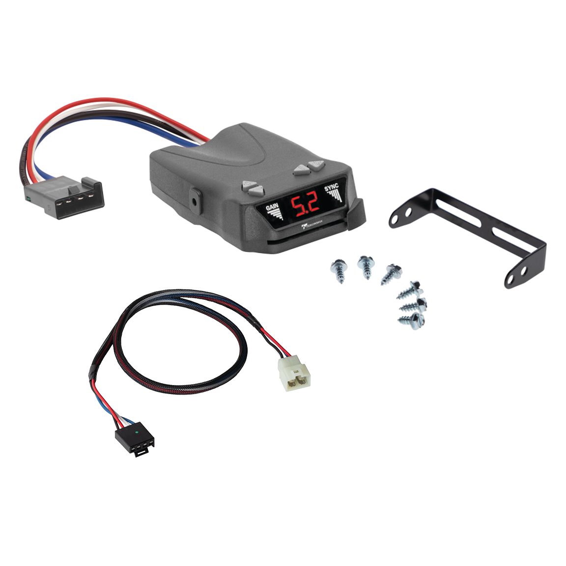 2020-2024 Hyundai Palisade Tekonsha Brakeman IV Time Delay Brake Controller for Trailers with 1 to 4 Axles Black 8507120 thumbnail 0