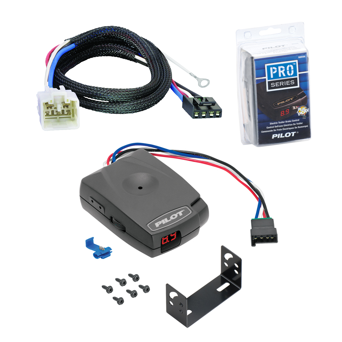 2014-2025 Toyota 4Runner Pilot Trailer Time?Delay Brake Controller for Trailers with 1?3 Axles 80550 thumbnail 0