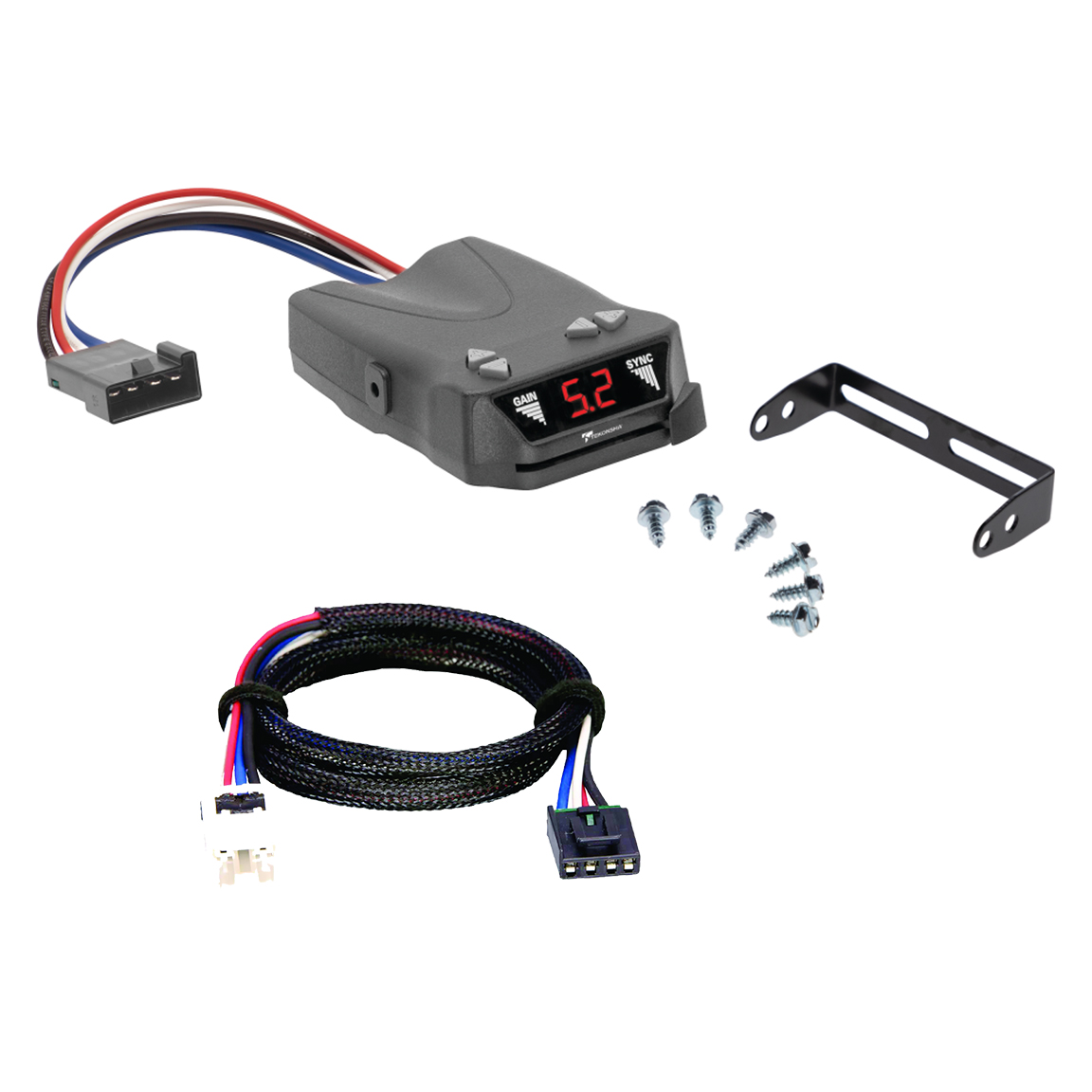 2014-2020 Infiniti QX60 Tekonsha Brakeman IV Time Delay Brake Controller for Trailers with 1 to 4 Axles Black 8507120 thumbnail 0