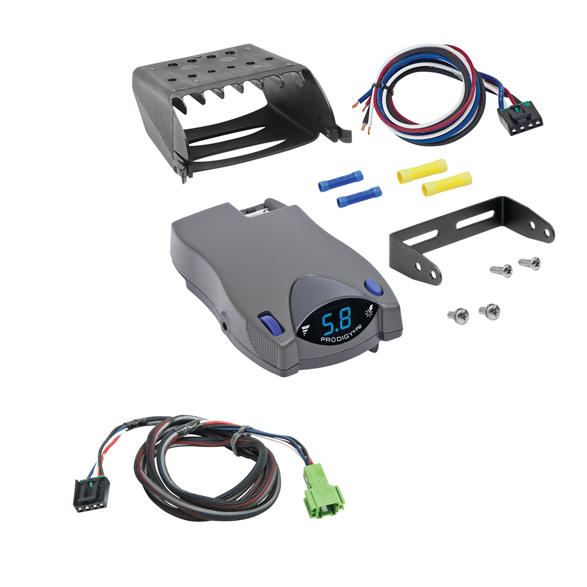 2012-2021 Mercedes-Benz Sprinter Tekonsha Prodigy P2 Proportional Brake Controller for Trailers with 1 to 4 Axles Gray 90885 thumbnail 0