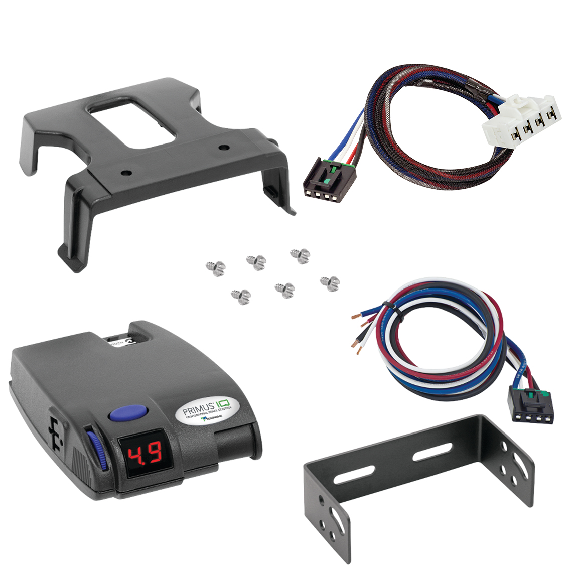 1995-2009 Dodge Ram 1500 Tekonsha Primus IQ Proportional Brake Controller for Trailers with 1 to 3 Axles Gray 90160 thumbnail 0