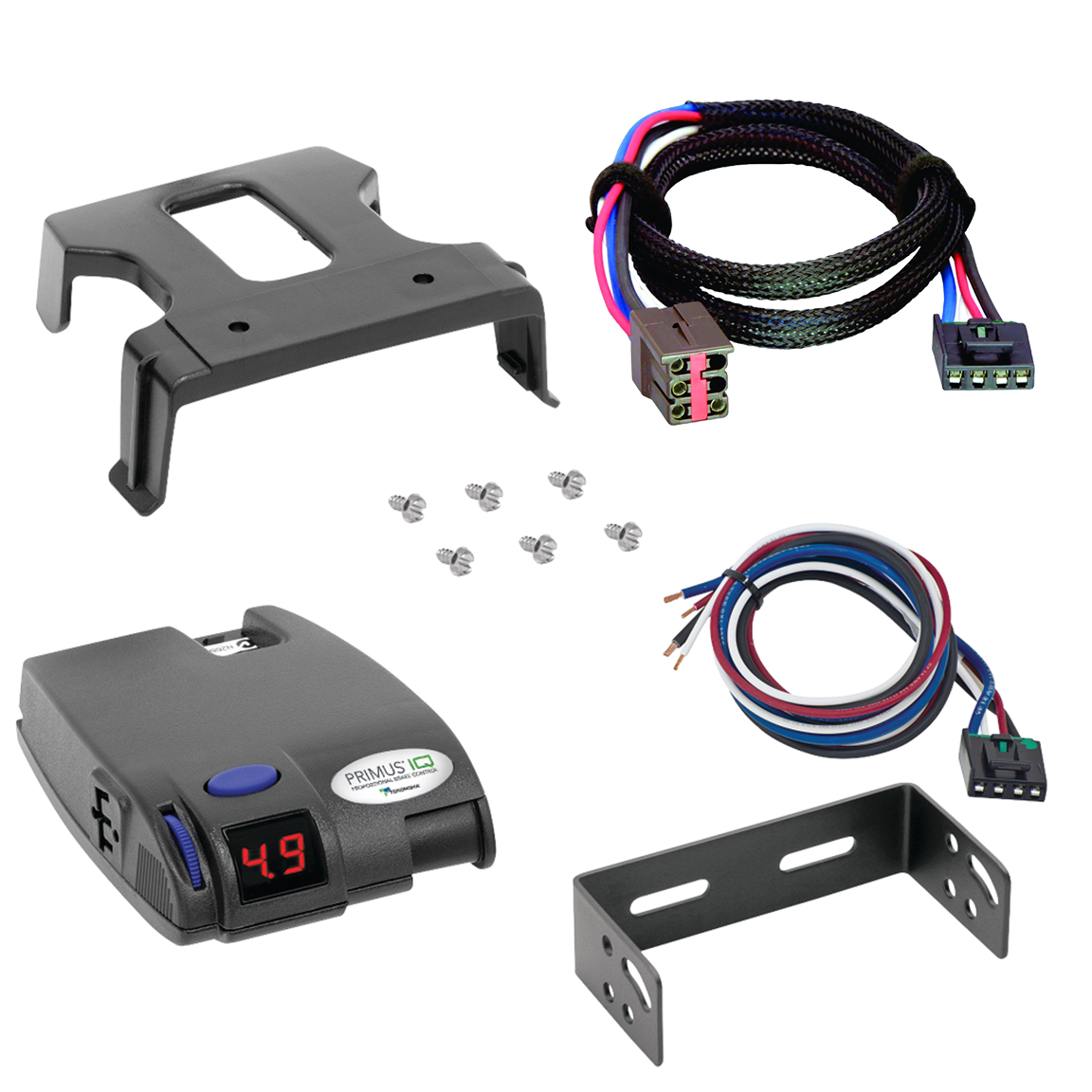 2003-2008 Ford E-450 Econoline Super Duty Tekonsha Primus IQ Proportional Brake Controller for Trailers with 1 to 3 Axles Gray 90160 thumbnail 0