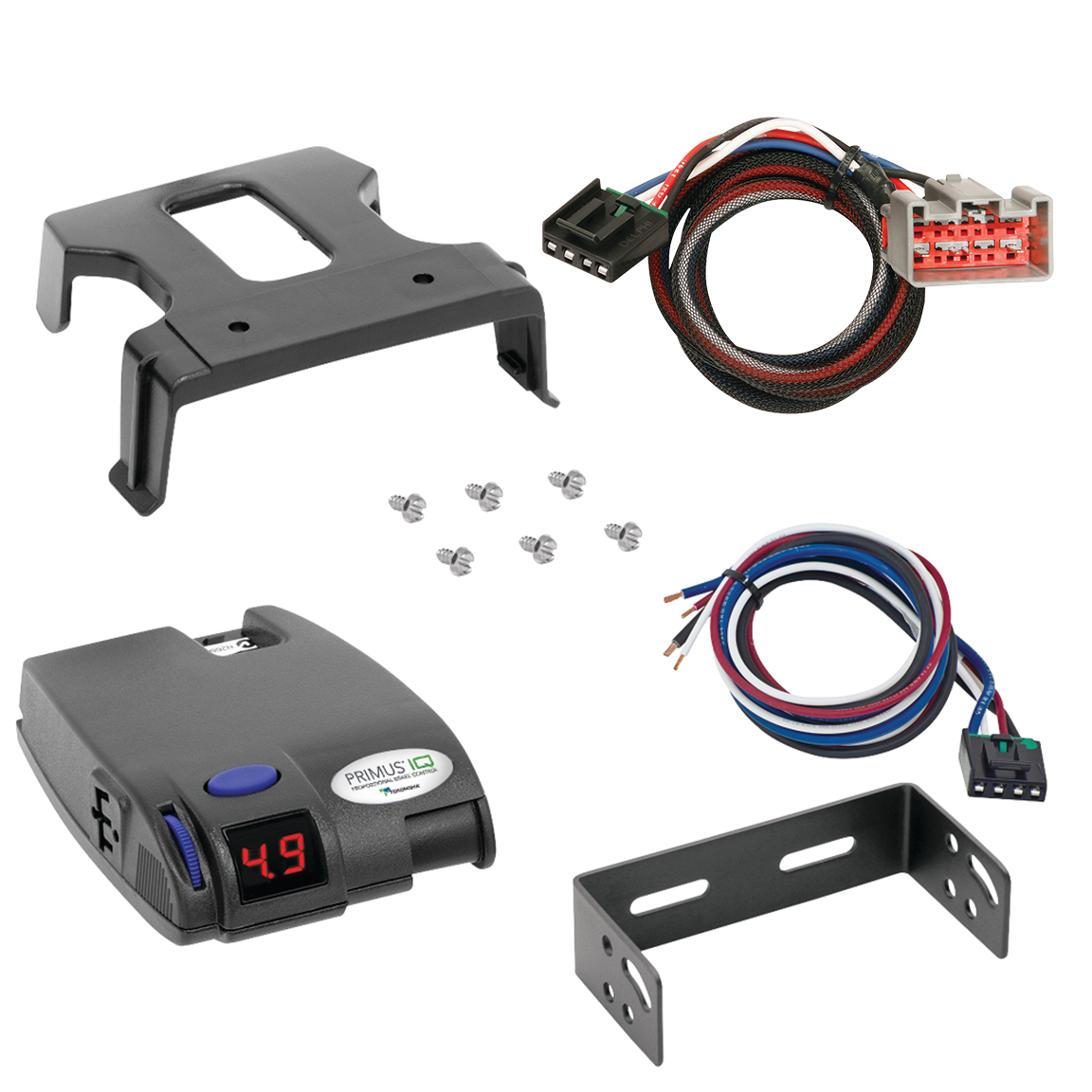 2009-2011 Ford E-450 Econoline Super Duty Tekonsha Primus IQ Proportional Brake Controller for Trailers with 1 to 3 Axles Gray 90160 thumbnail 0
