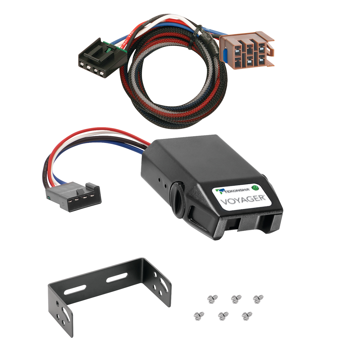 2003-2006 Cadillac Escalade EXT Tekonsha Voyager Proportional Brake Controller for Trailers with 1 to 4 Axles Black 9030 thumbnail 0