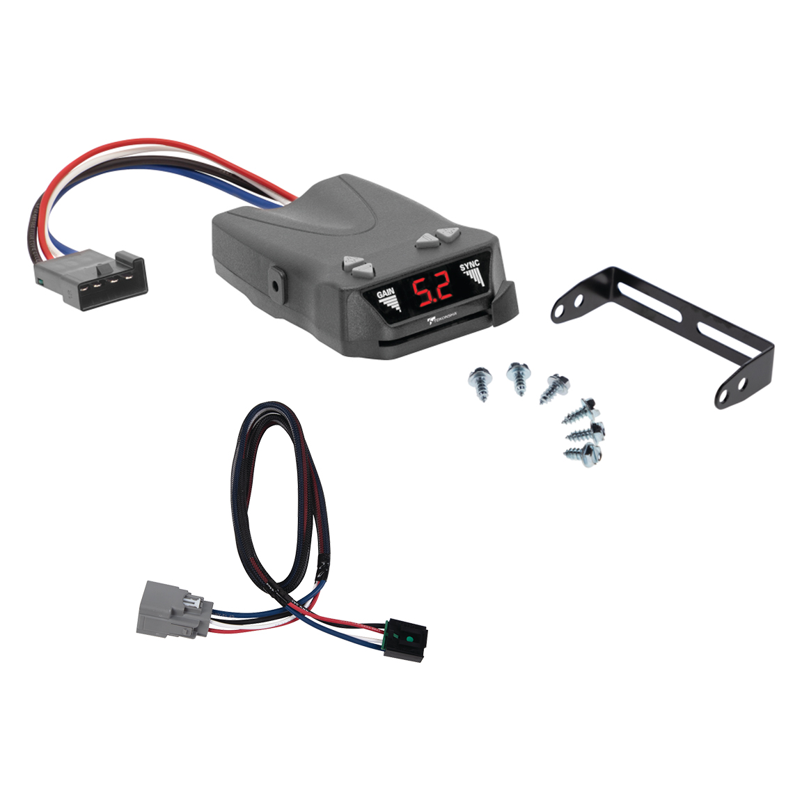 2020-2025 Jeep Gladiator Brakeman IV Time?Delay Brake Controller for Trailers with 1?4 Axles, Black 8507120 thumbnail 0