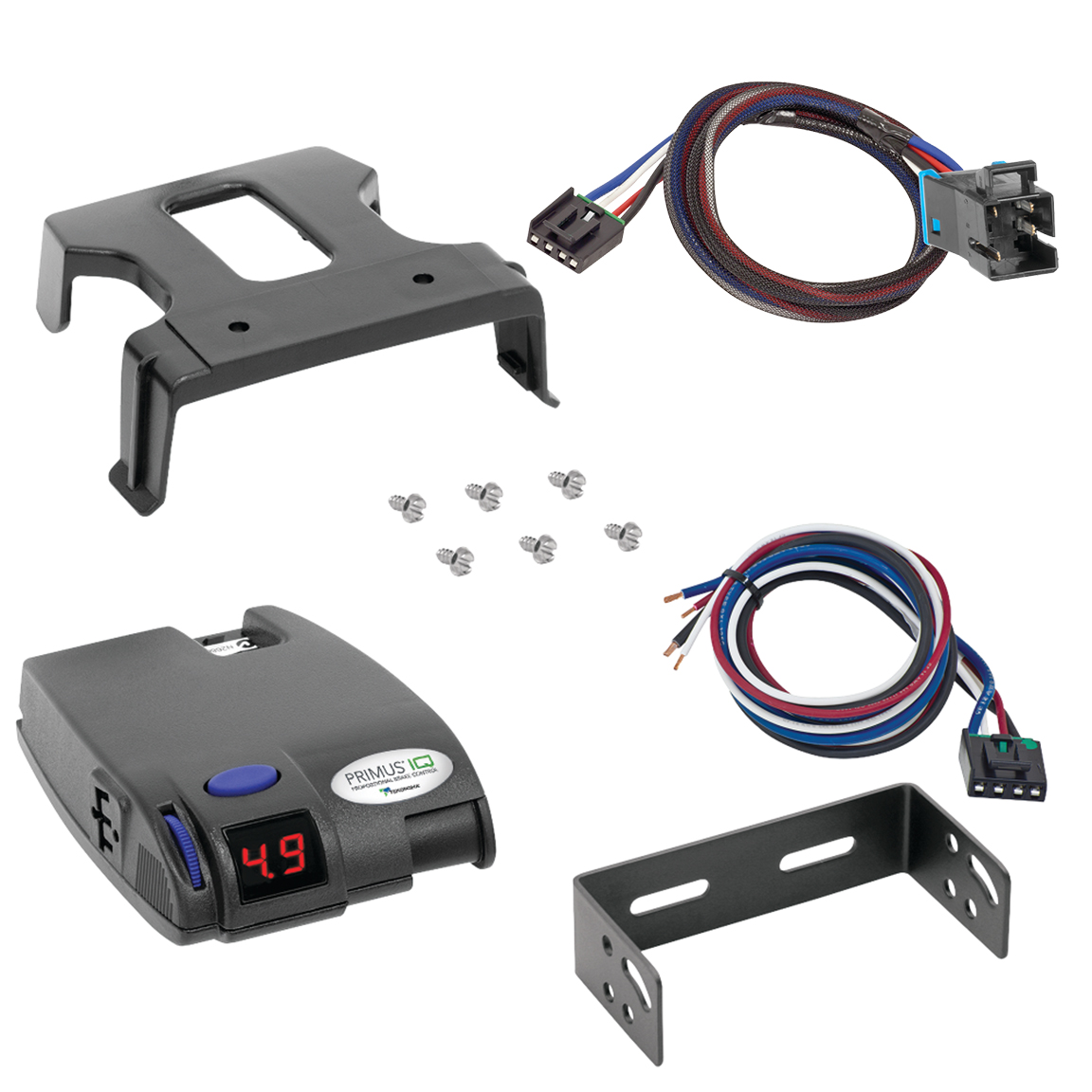 2004-2023 Freightliner XC Tekonsha Primus IQ Proportional Brake Controller for Trailers with 1 to 3 Axles Gray 90160 thumbnail 0