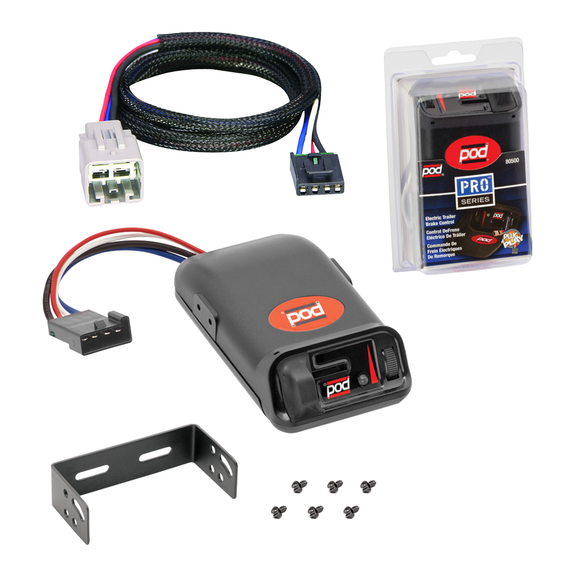 2005-2007 Ford F-450 Super Duty Tekonsha POD Trailer Time Delay Brake Controller for Trailers with 1 to 2 Axles 80500 thumbnail 0