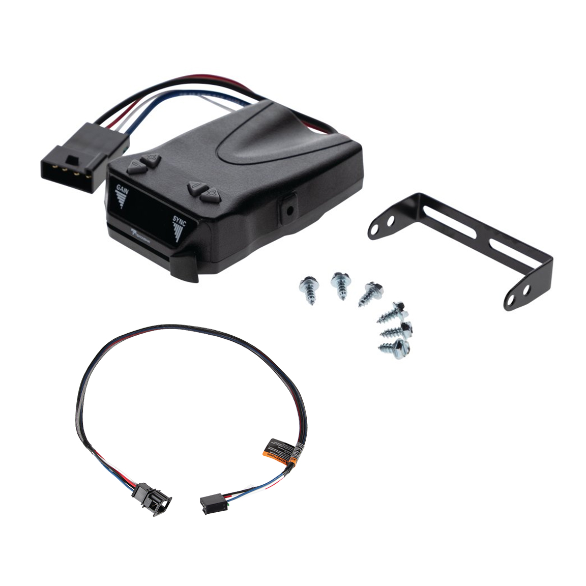 2014-2024 Audi SQ5 Reese Towpower Brakeman IV Time Delay Brake Controller for Trailers with 1 to 4 Axles Black 8507111 thumbnail 0