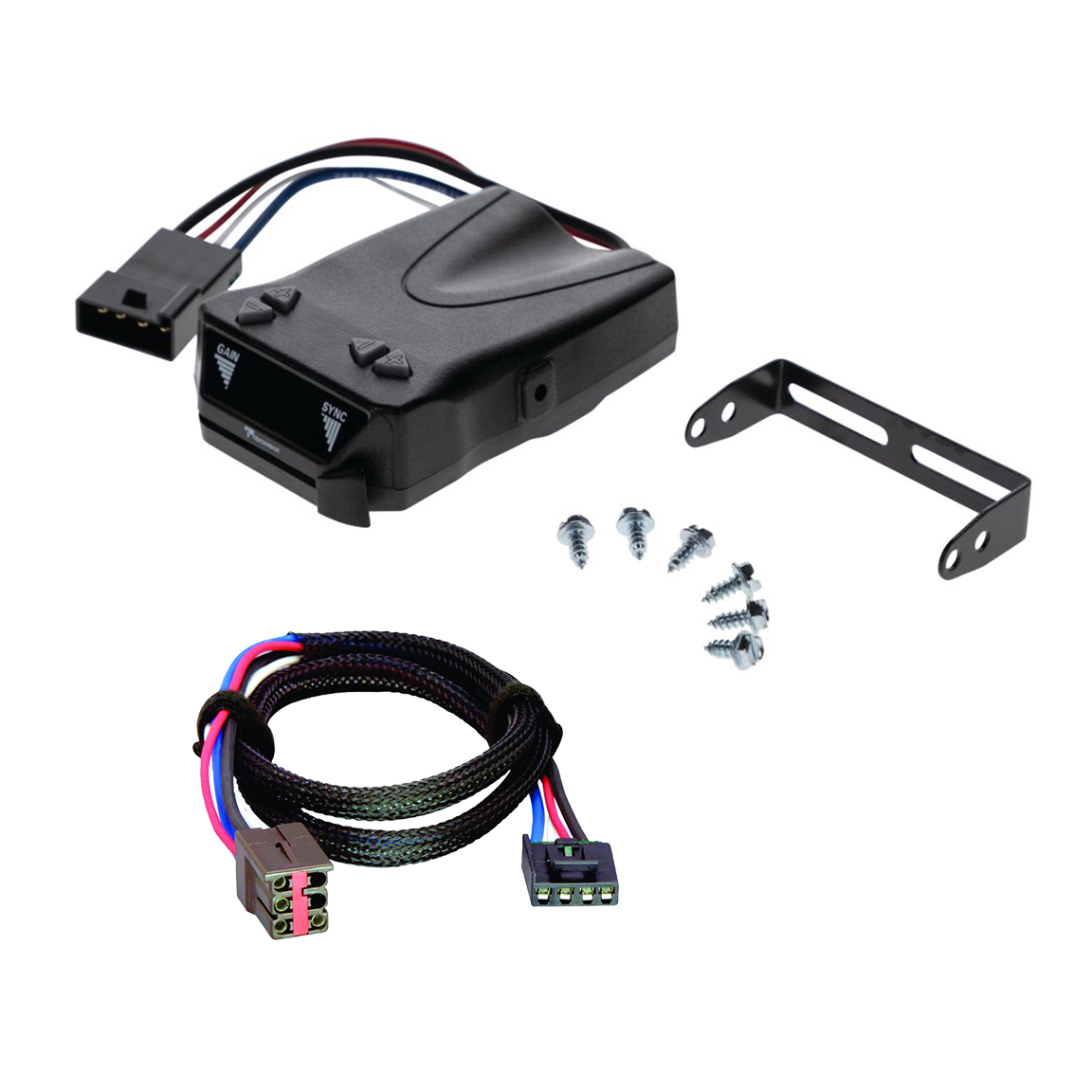 1992-2008 Ford E-150 Econoline Reese Towpower Brakeman IV Time Delay Brake Controller for Trailers with 1 to 4 Axles Black 8507111 thumbnail 0