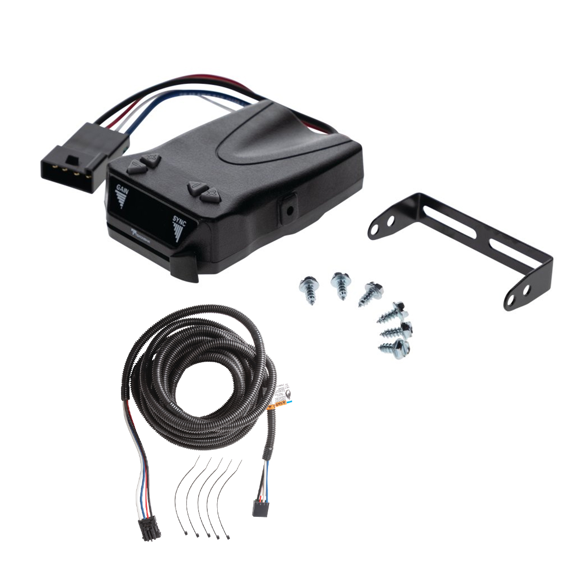 2007-2024 BMW X5 Reese Towpower Brakeman IV Time Delay Brake Controller for Trailers with 1 to 4 Axles Black 8507111 thumbnail 0