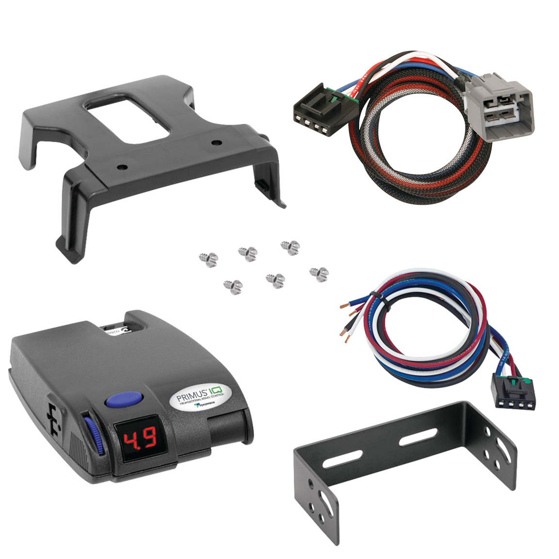 2014-2023 Jeep Cherokee Tekonsha Primus IQ Proportional Brake Controller for Trailers with 1 to 3 Axles Gray 90160 thumbnail 0