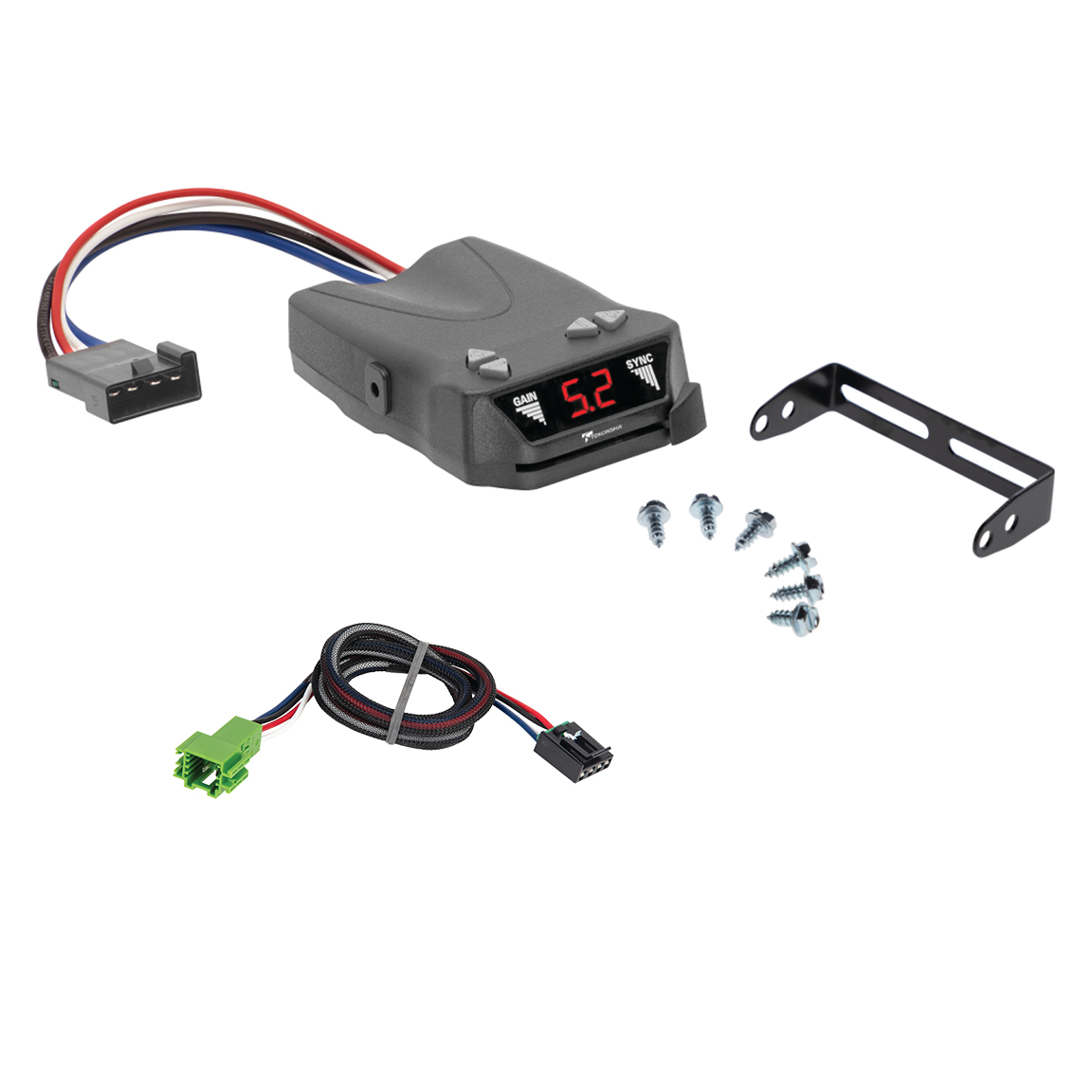 2016-2017 Mercedes-Benz GLE550 Tekonsha Brakeman IV Time Delay Brake Controller for Trailers with 1 to 4 Axles Black 8507120 thumbnail 0