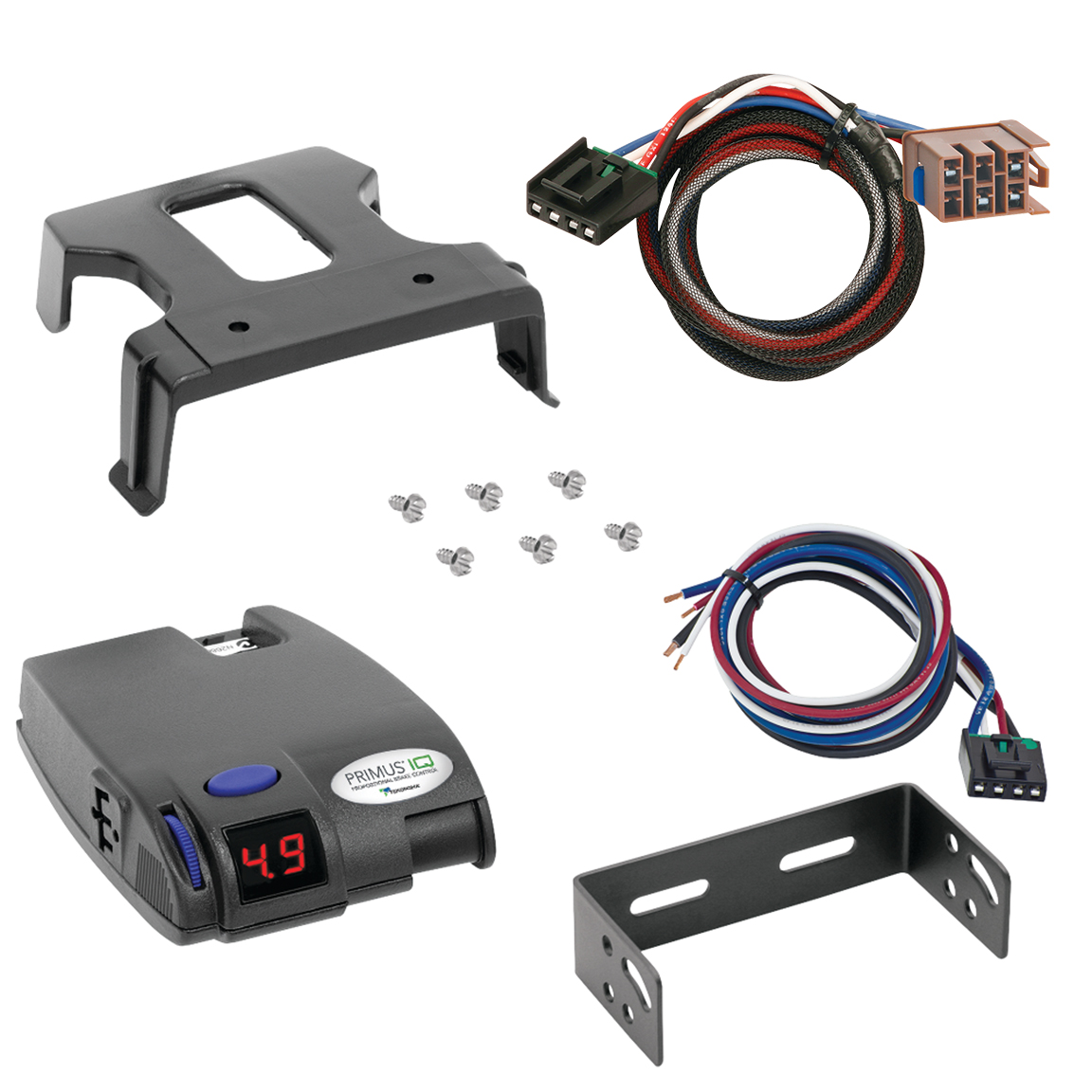 2003-2006 Chevrolet Avalanche 2500 Tekonsha Primus IQ Proportional Brake Controller for Trailers with 1 to 3 Axles Gray 90160 thumbnail 0