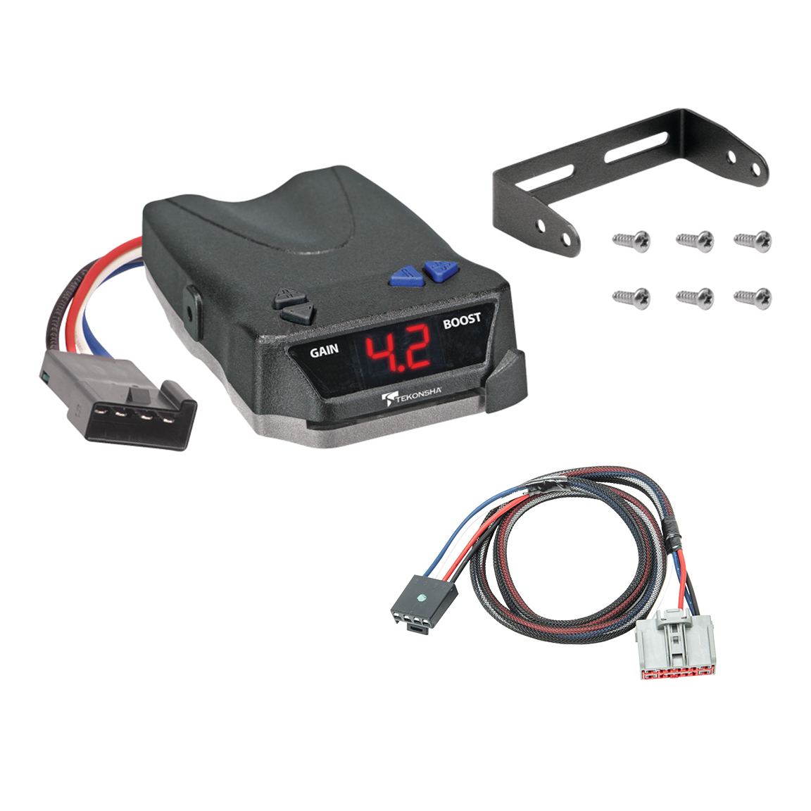 2019-2026 GMC Sierra 1500 BRAKE?EVN Proportional Brake Controller for Trailers with 1?4 Axles, Black 8508220 thumbnail 0