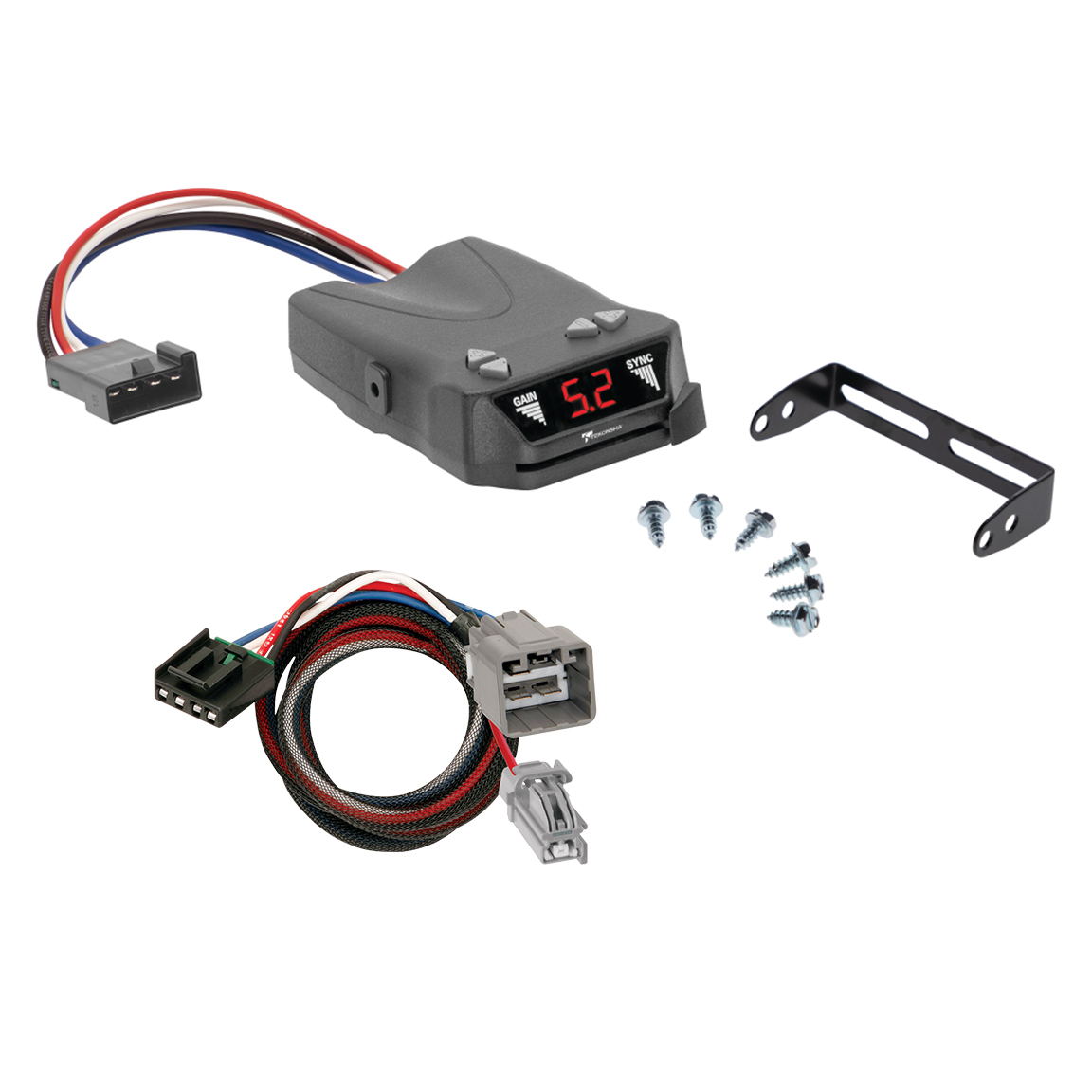 2013-2014 RAM 3500 Tekonsha Brakeman IV Time Delay Brake Controller for Trailers with 1 to 4 Axles Black 8507120 thumbnail 0