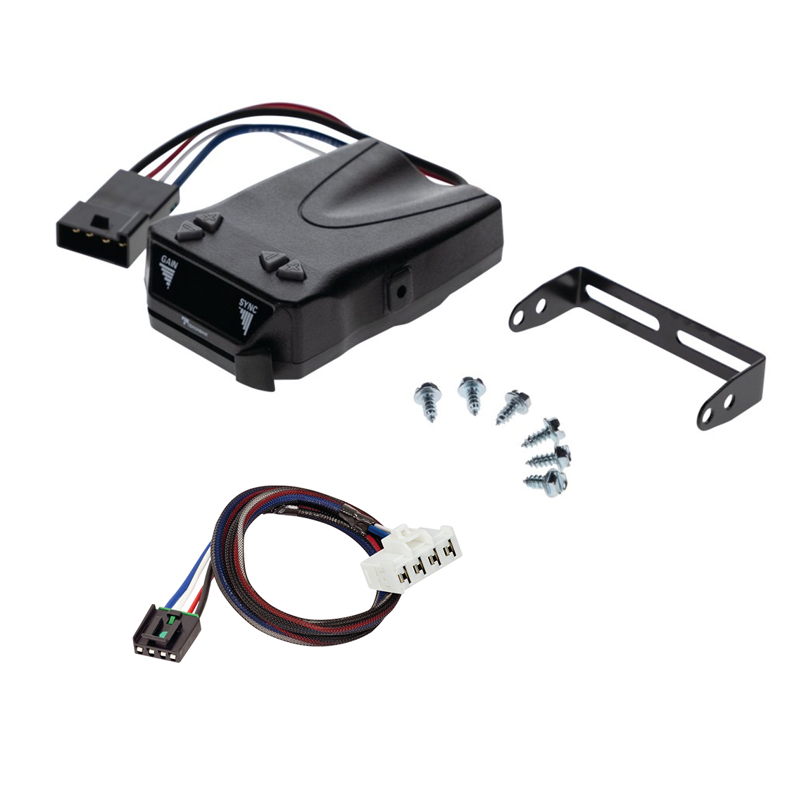 2011-2011 RAM Dakota Reese Towpower Brakeman IV Time Delay Brake Controller for Trailers with 1 to 4 Axles Black 8507111 thumbnail 0