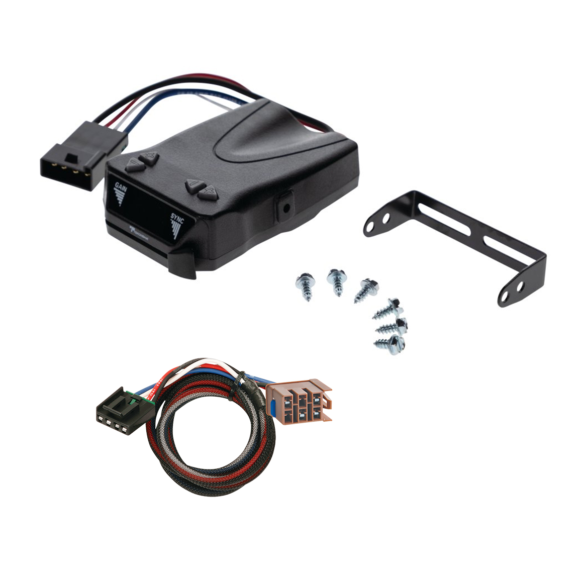2007-2007 GMC Sierra 2500 HD Reese Towpower Brakeman IV Time Delay Brake Controller for Trailers with 1 to 4 Axles Black 8507111 thumbnail 0