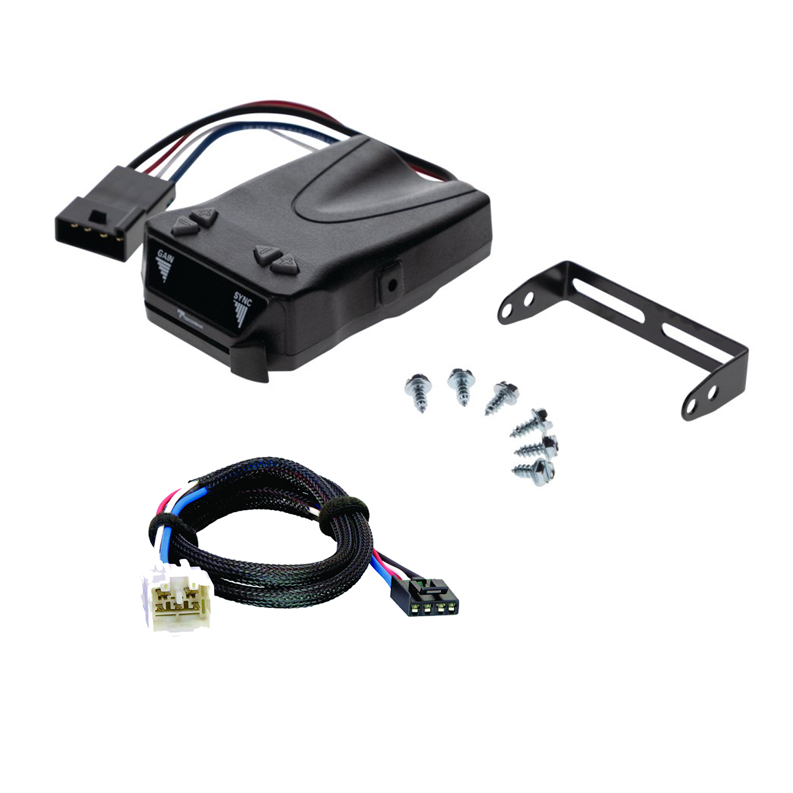 2013-2021 Toyota Land Cruiser Reese Towpower Brakeman IV Time Delay Brake Controller for Trailers with 1 to 4 Axles Black 8507111 thumbnail 0