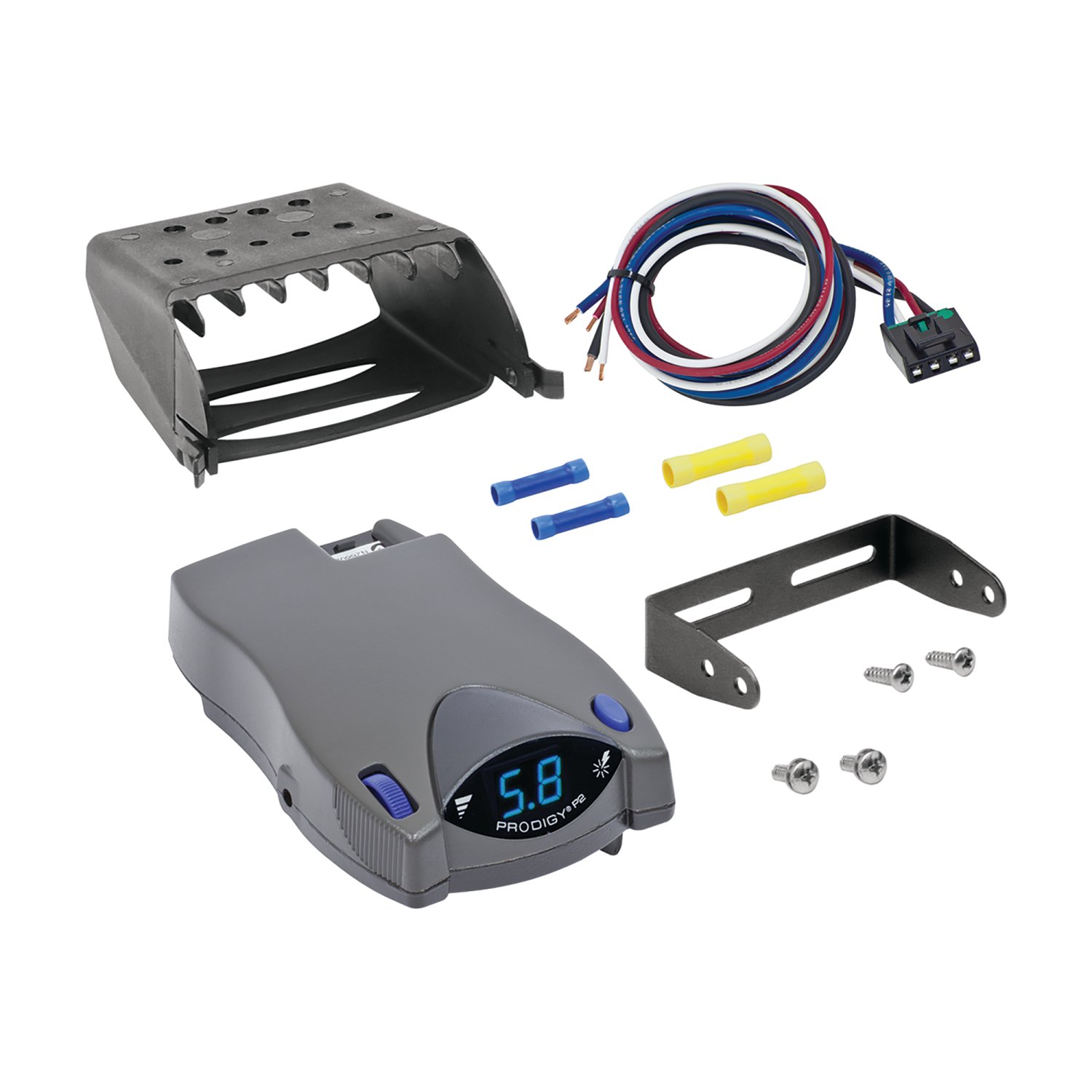2013-2020 Acura MDX Tekonsha Prodigy P2 Proportional Brake Controller for Trailers with 1 to 4 Axles Gray 90885 thumbnail 7