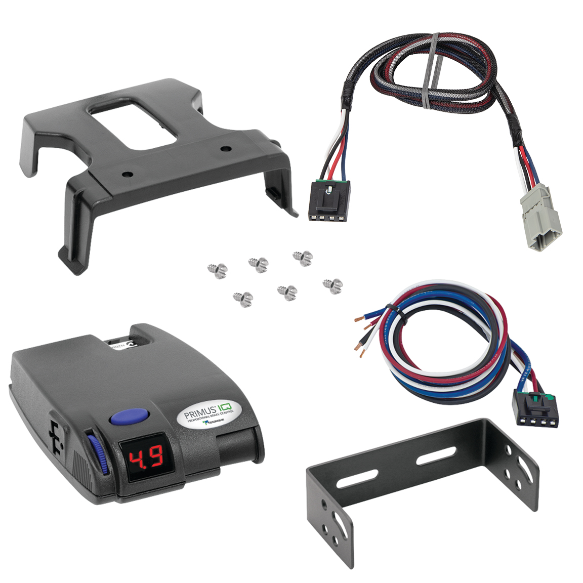 2013-2020 Acura MDX Tekonsha Primus IQ Proportional Brake Controller for Trailers with 1 to 3 Axles Gray 90160 thumbnail 0