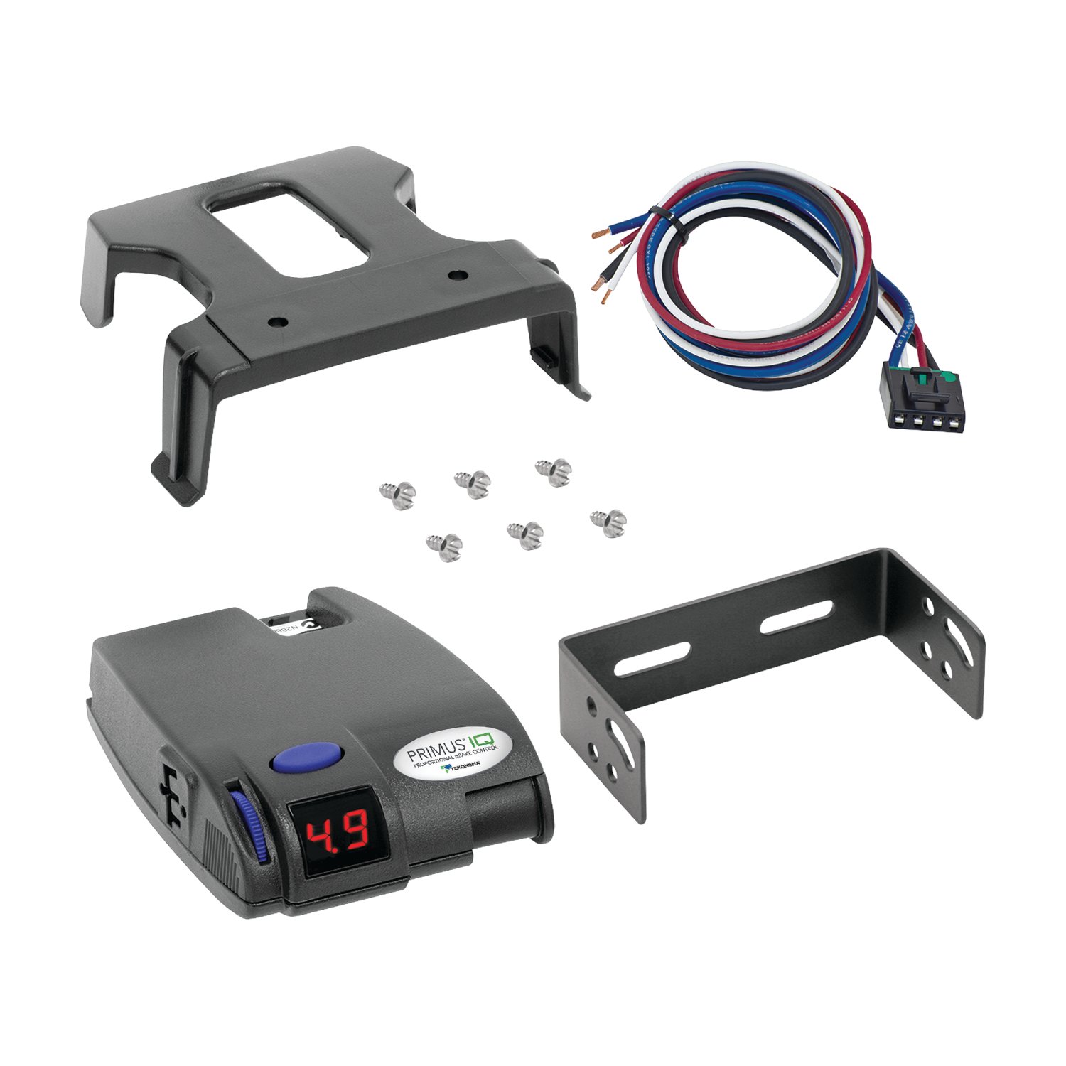 2013-2020 Acura MDX Tekonsha Primus IQ Proportional Brake Controller for Trailers with 1 to 3 Axles Gray 90160 thumbnail 7