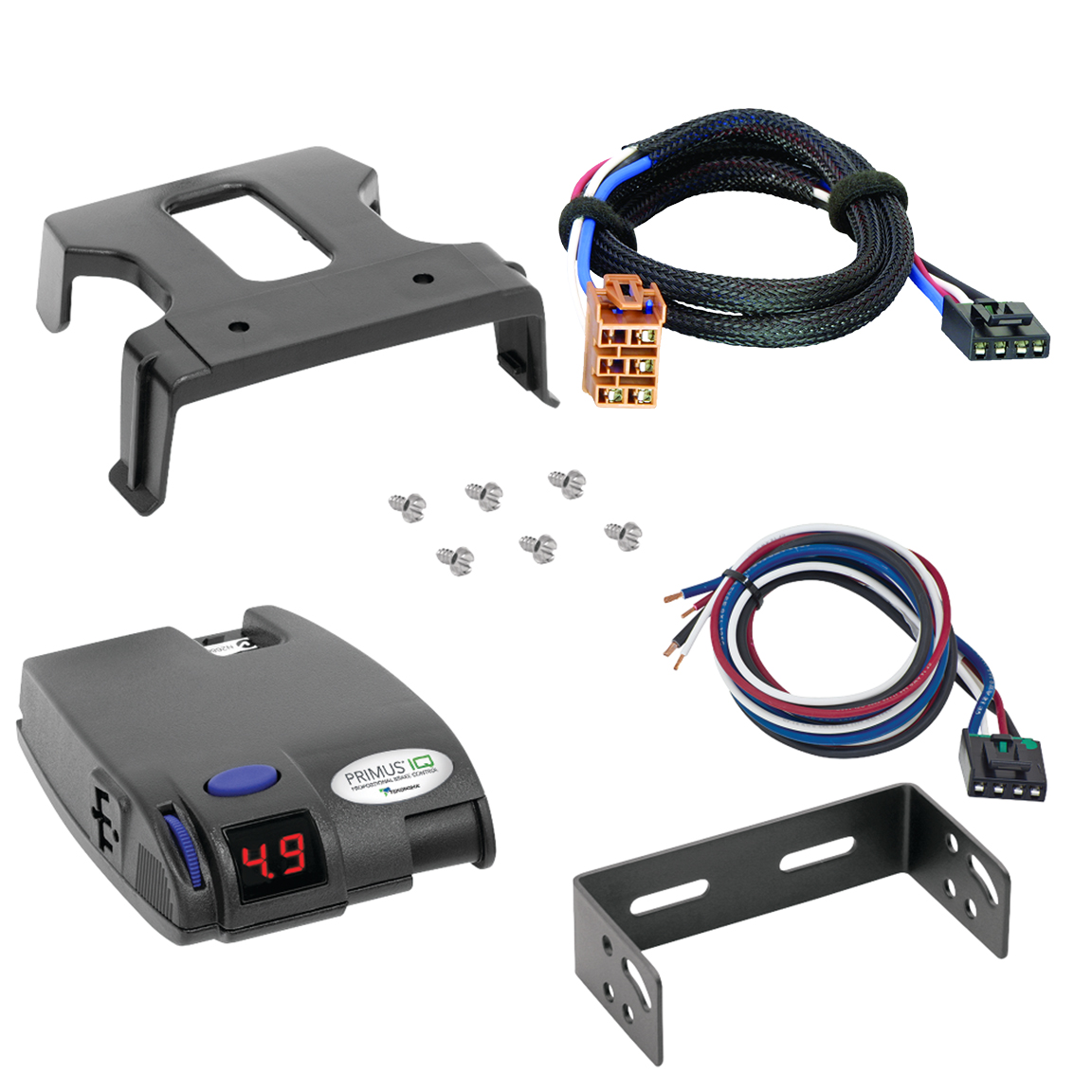 2002-2002 Chevrolet Avalanche 2500 Tekonsha Primus IQ Proportional Brake Controller for Trailers with 1 to 3 Axles Gray 90160 thumbnail 0
