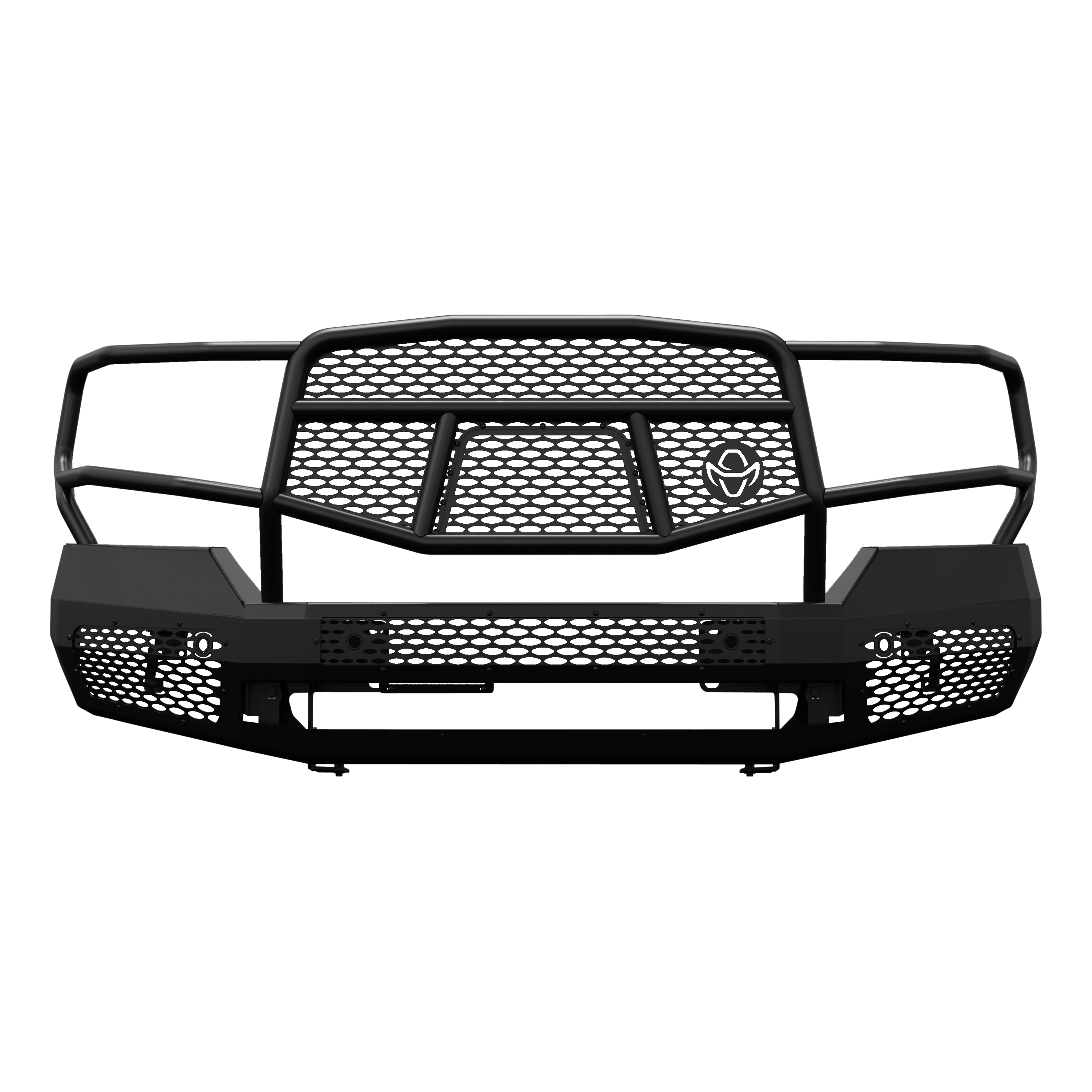Ranch Hand MFG151BM1 Midnight Front Bumper with Grille Guard thumbnail 1