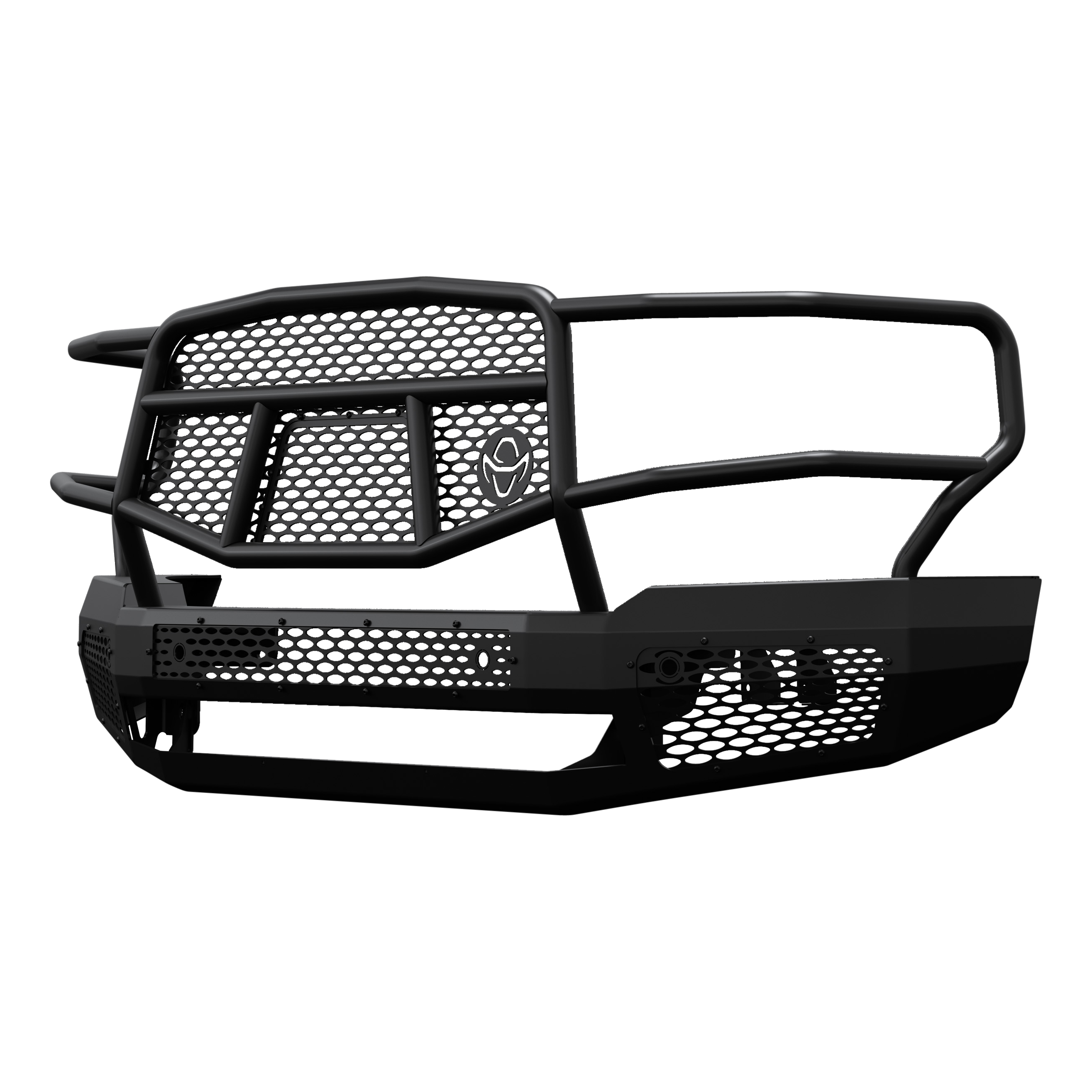 Ranch Hand MFF18HBM1 Midnight Front Bumper with Grille Guard thumbnail 0