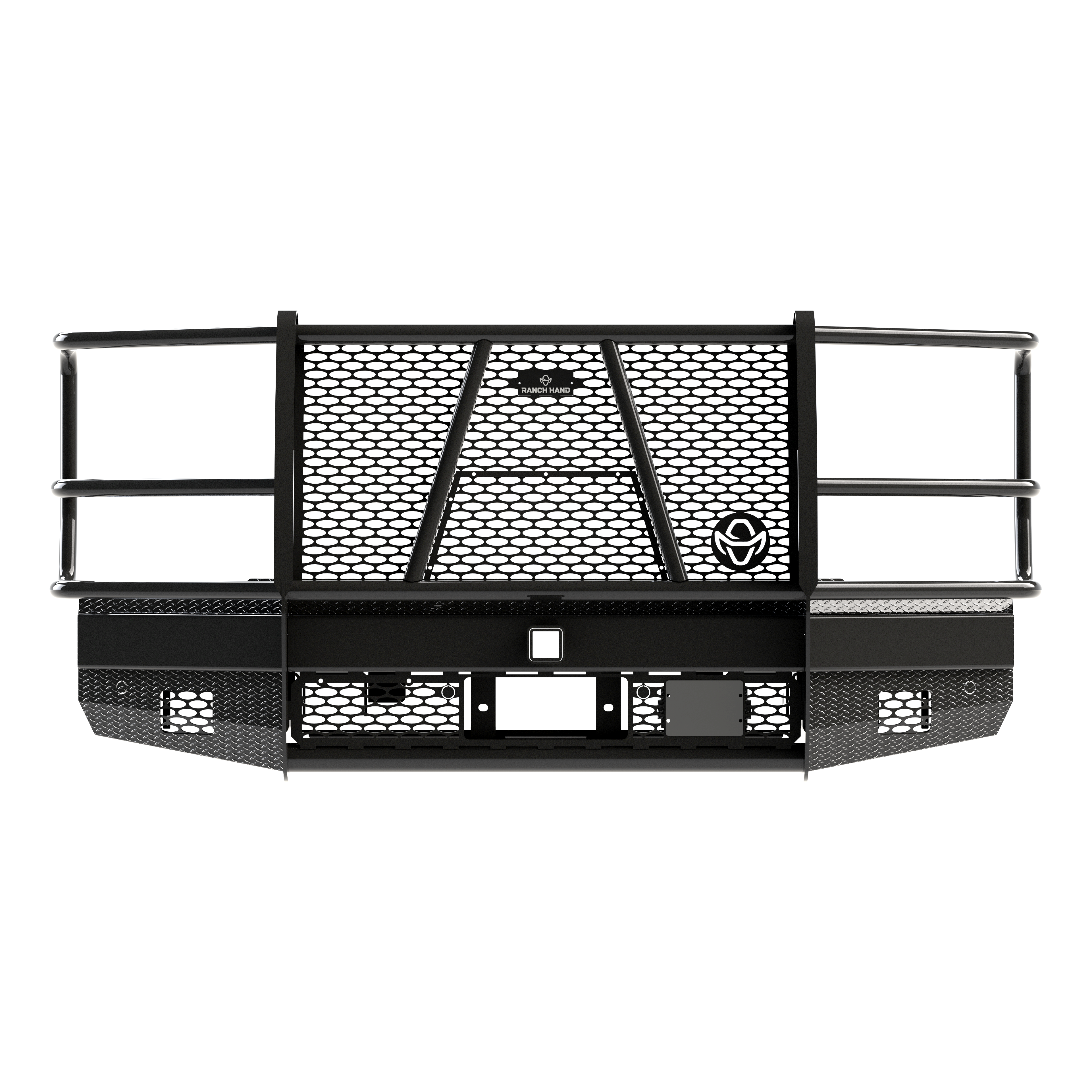 Ranch Hand FBF235BLR Sport Winch-Ready Front Bumper with Grille Guard thumbnail 1