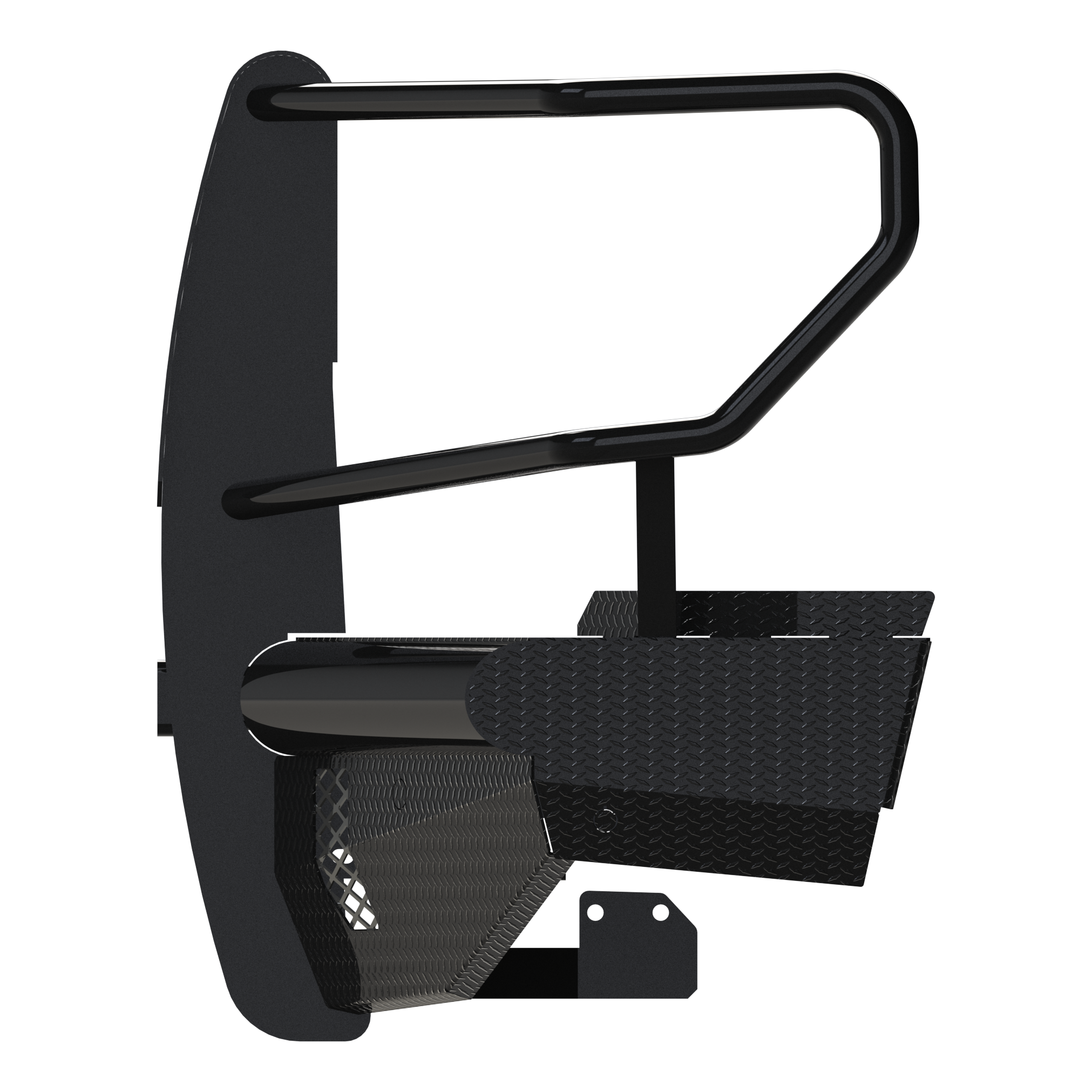 Ranch Hand FBG241BLR Legend Front Bumper with Grille Guard, Fits Select GMC Sierra 2500, 3500 HD thumbnail 2