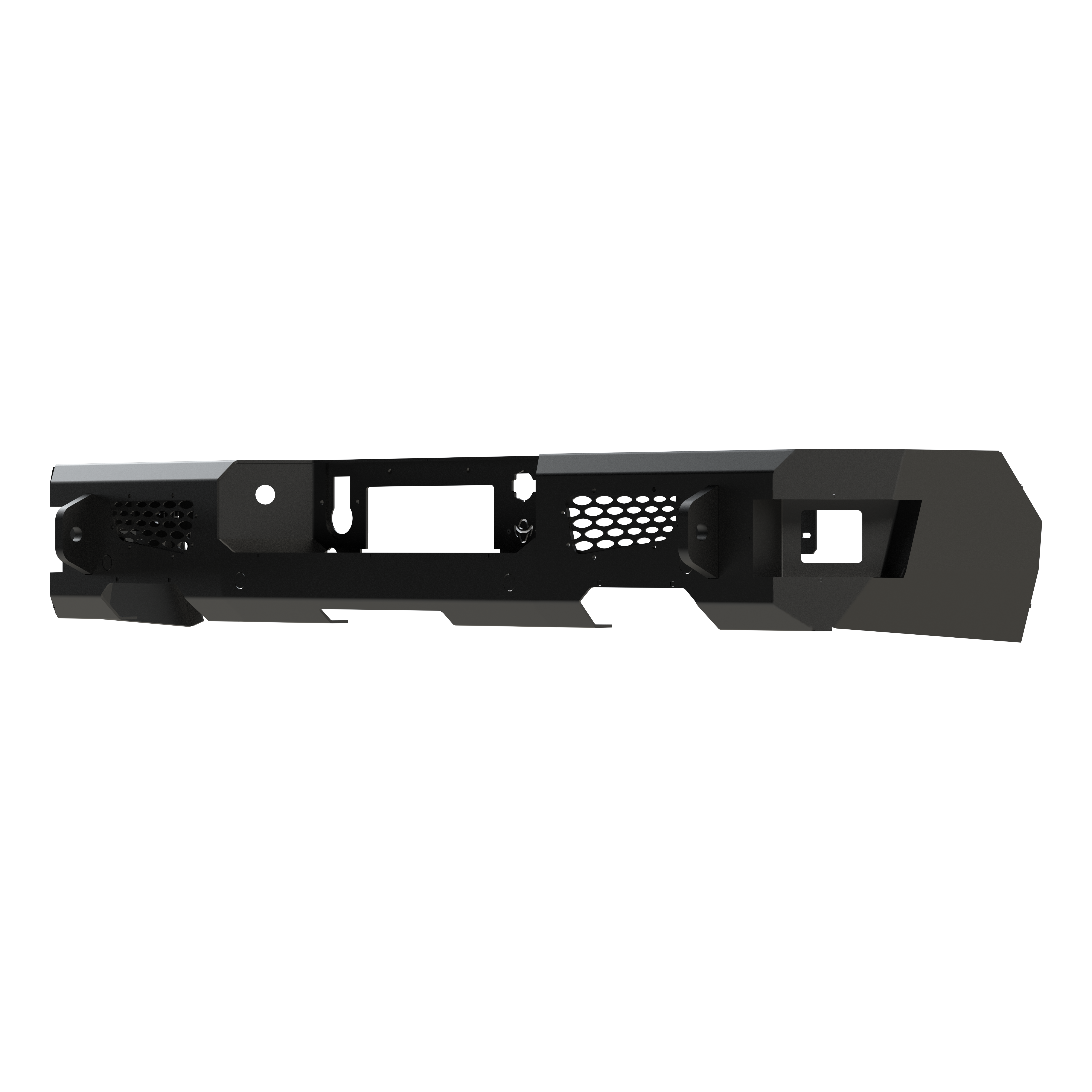 Ranch Hand MBC19HBMSL Midnight Rear Bumper for Select Chevrolet Silverado, GMC Sierra 1500 thumbnail 0