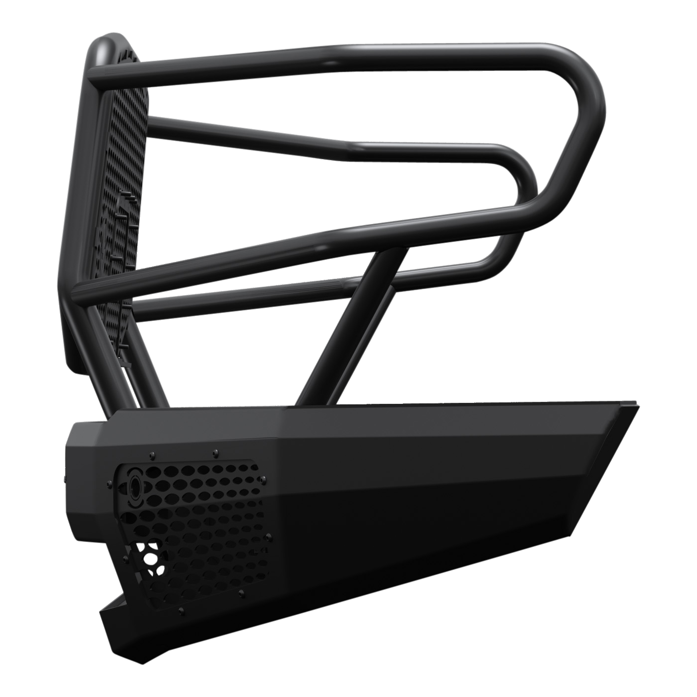 Ranch Hand MFD19HBM1 Midnight Front Bumper with Grille Guard thumbnail 2