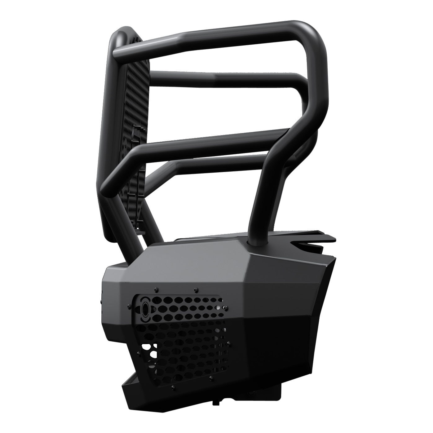 Ranch Hand MFC19HBM1 Midnight Front Bumper with Grille Guard thumbnail 2