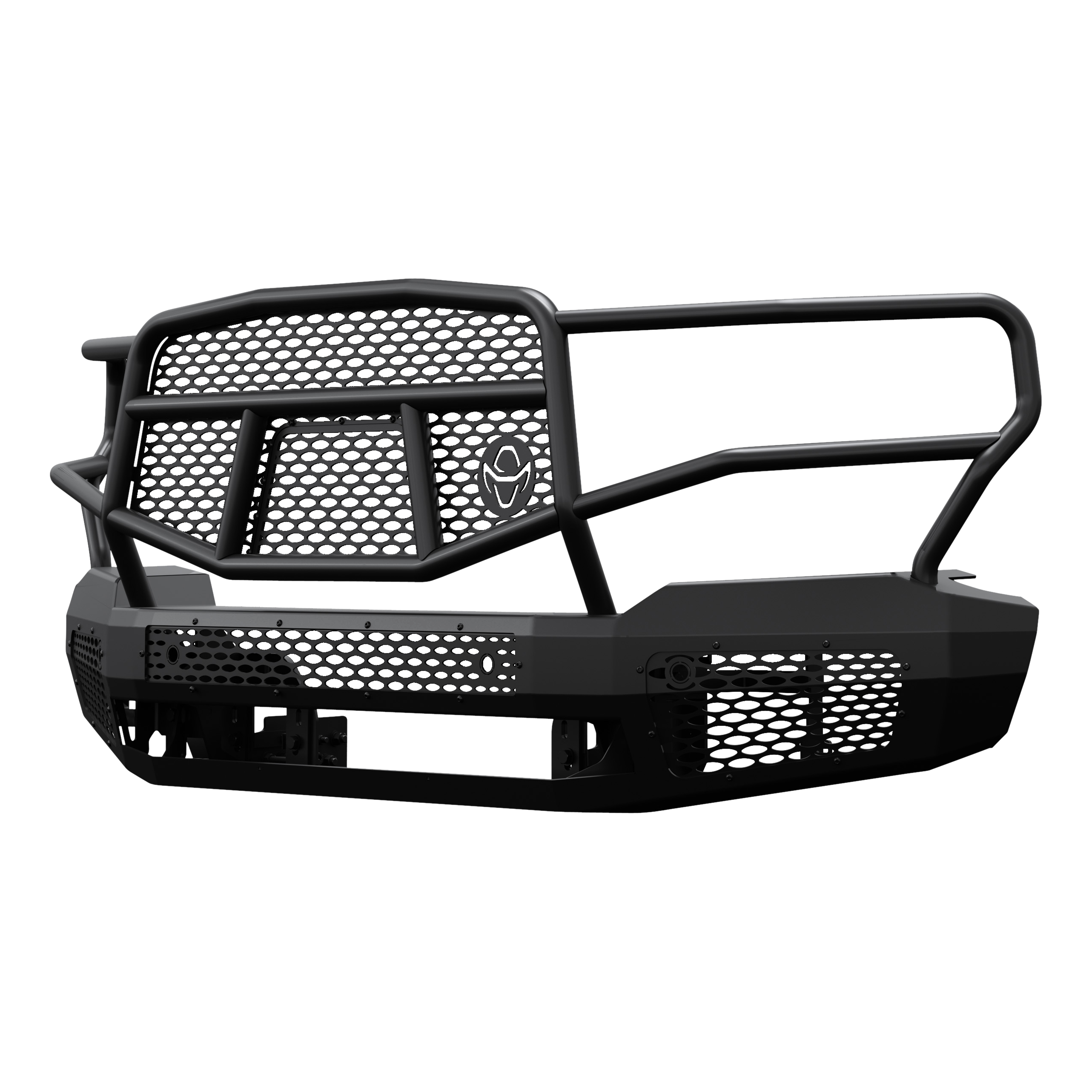 Ranch Hand MFC19HBM1 Midnight Front Bumper with Grille Guard thumbnail 0