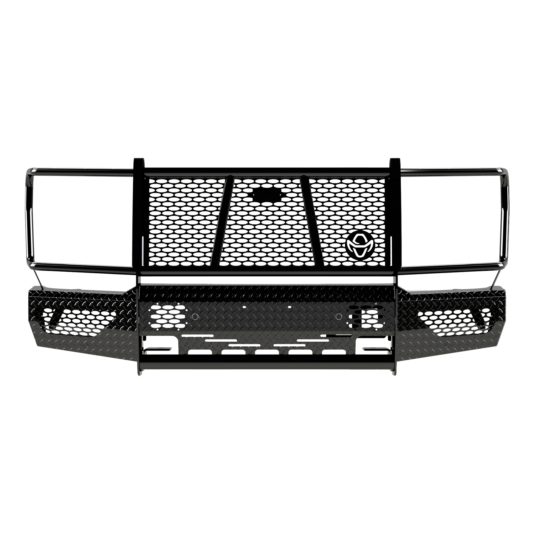 Ranch Hand FSF21HBL1 Summit Front Bumper with Grille Guard