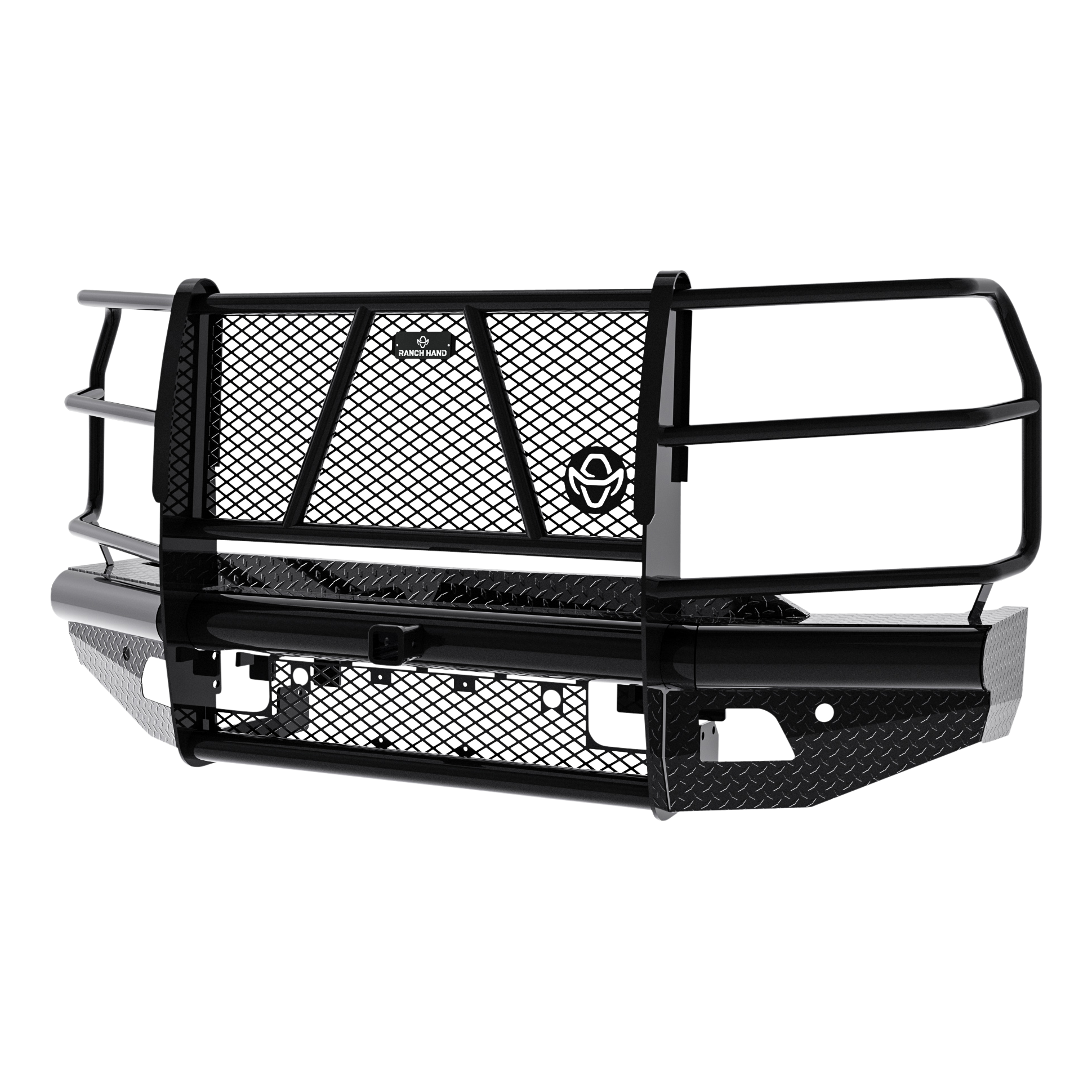 Ranch Hand FBC201BLR Legend Front Bumper with Grille Guard thumbnail 0