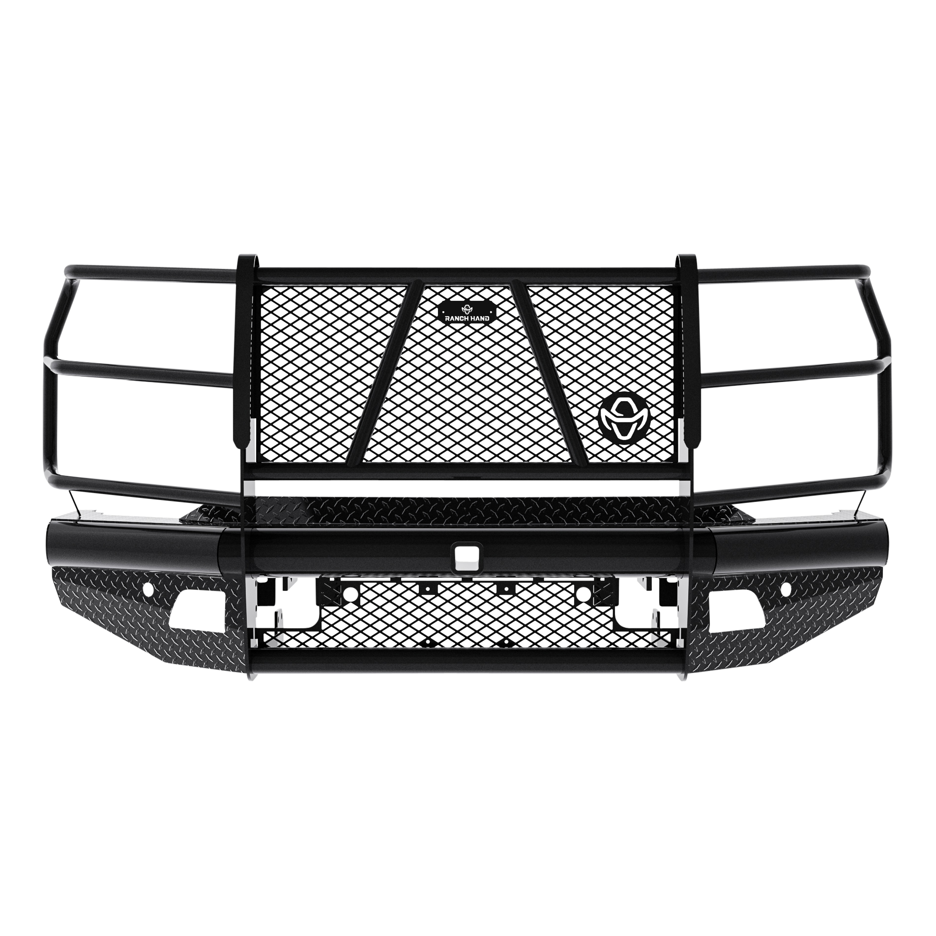 Ranch Hand FBC201BLR Legend Front Bumper with Grille Guard thumbnail 2
