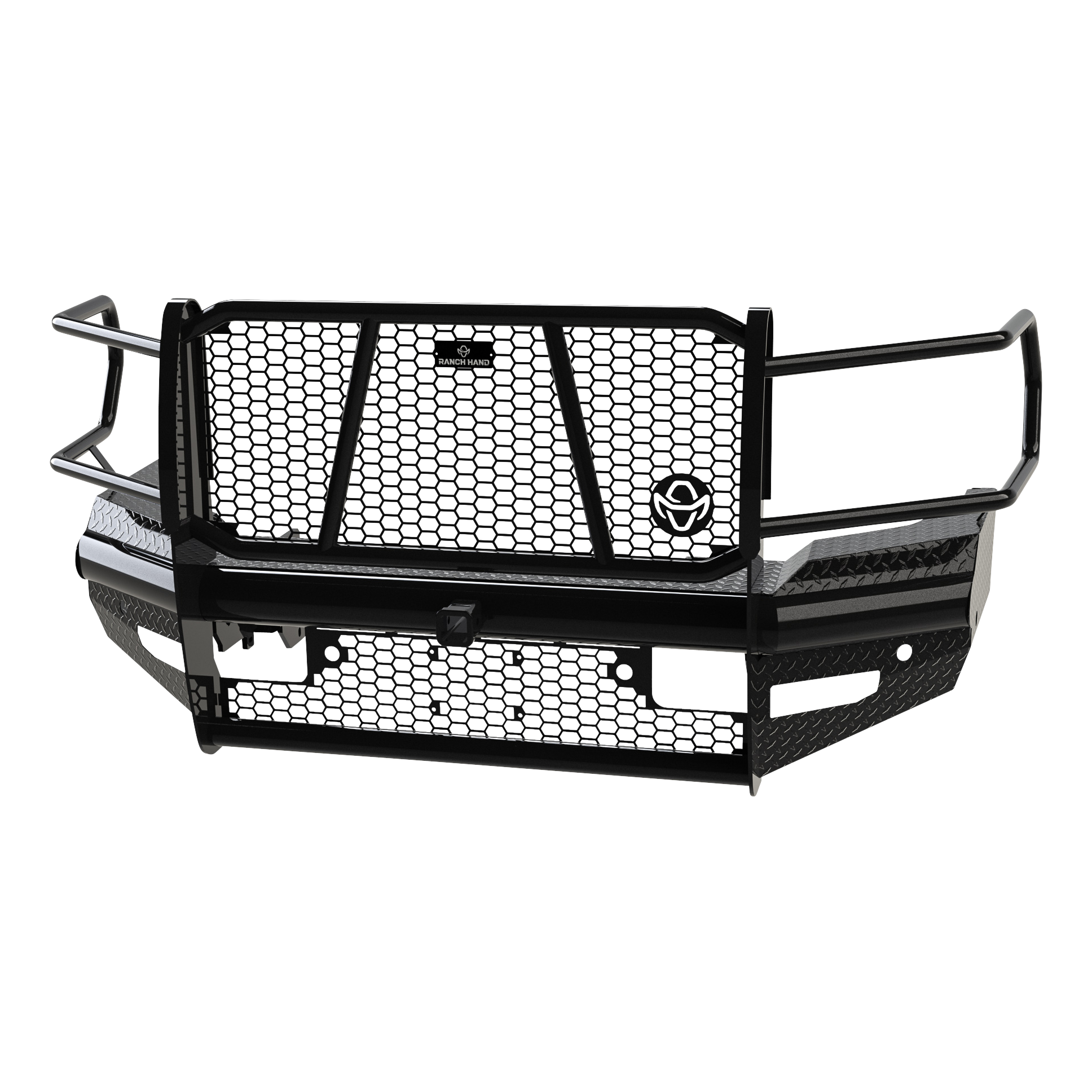 Ranch Hand FBD191BLR Legend Front Bumper with Grille Guard thumbnail 0