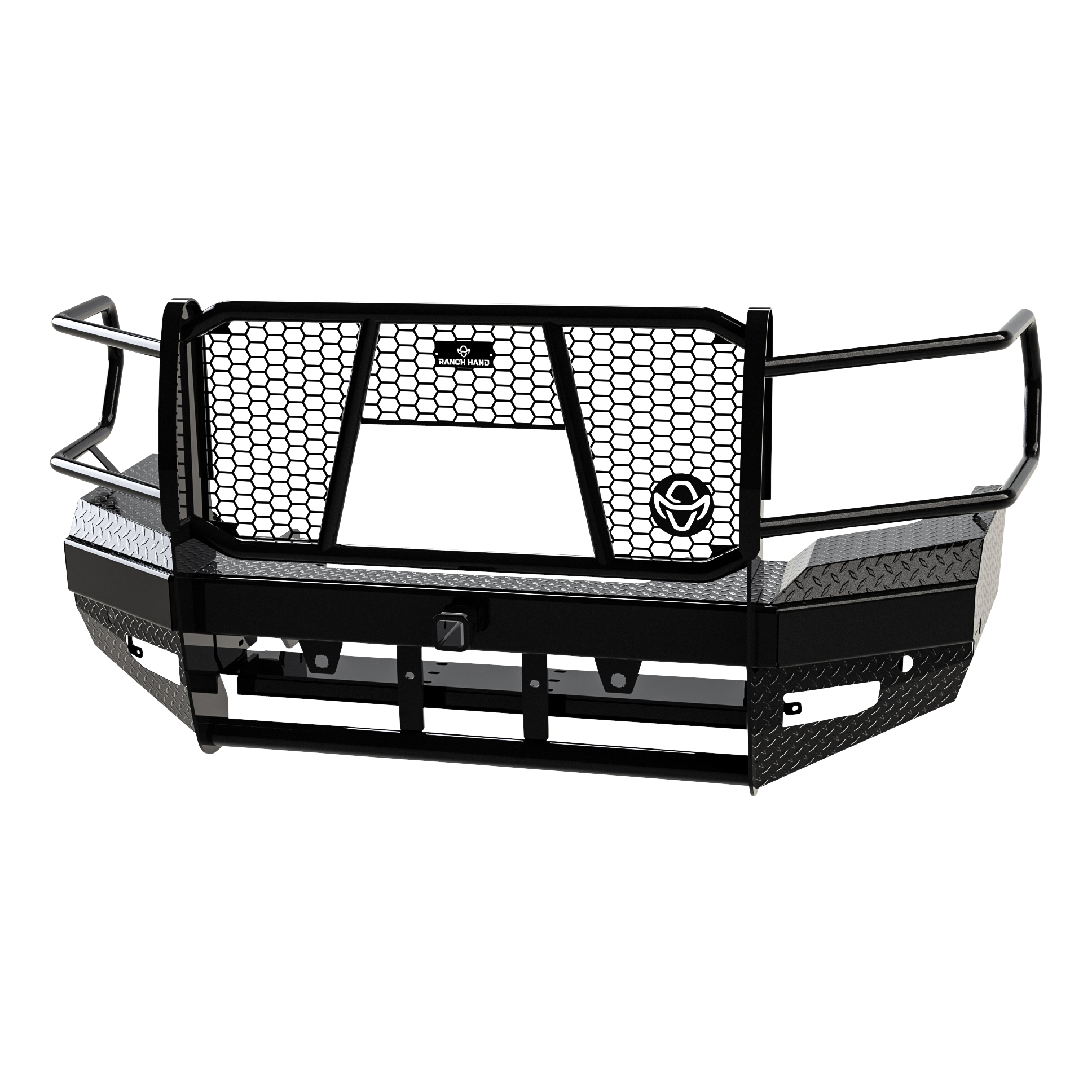 Ranch Hand FBD195BLRC Sport Winch-Ready Front Bumper with Grille Guard thumbnail 0
