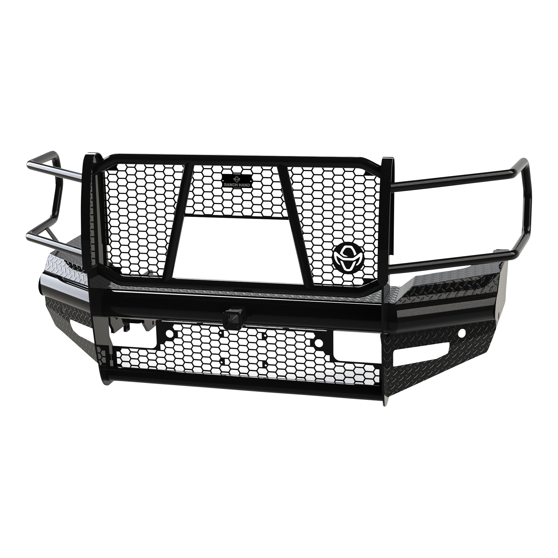 Ranch Hand FBD191BLRC Legend Front Bumper with Grille Guard thumbnail 0