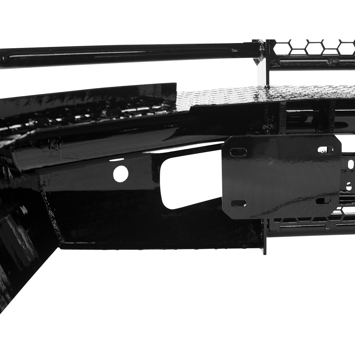 Ranch Hand FBD101BLRS Legend Front Bumper with Grille Guard thumbnail 1