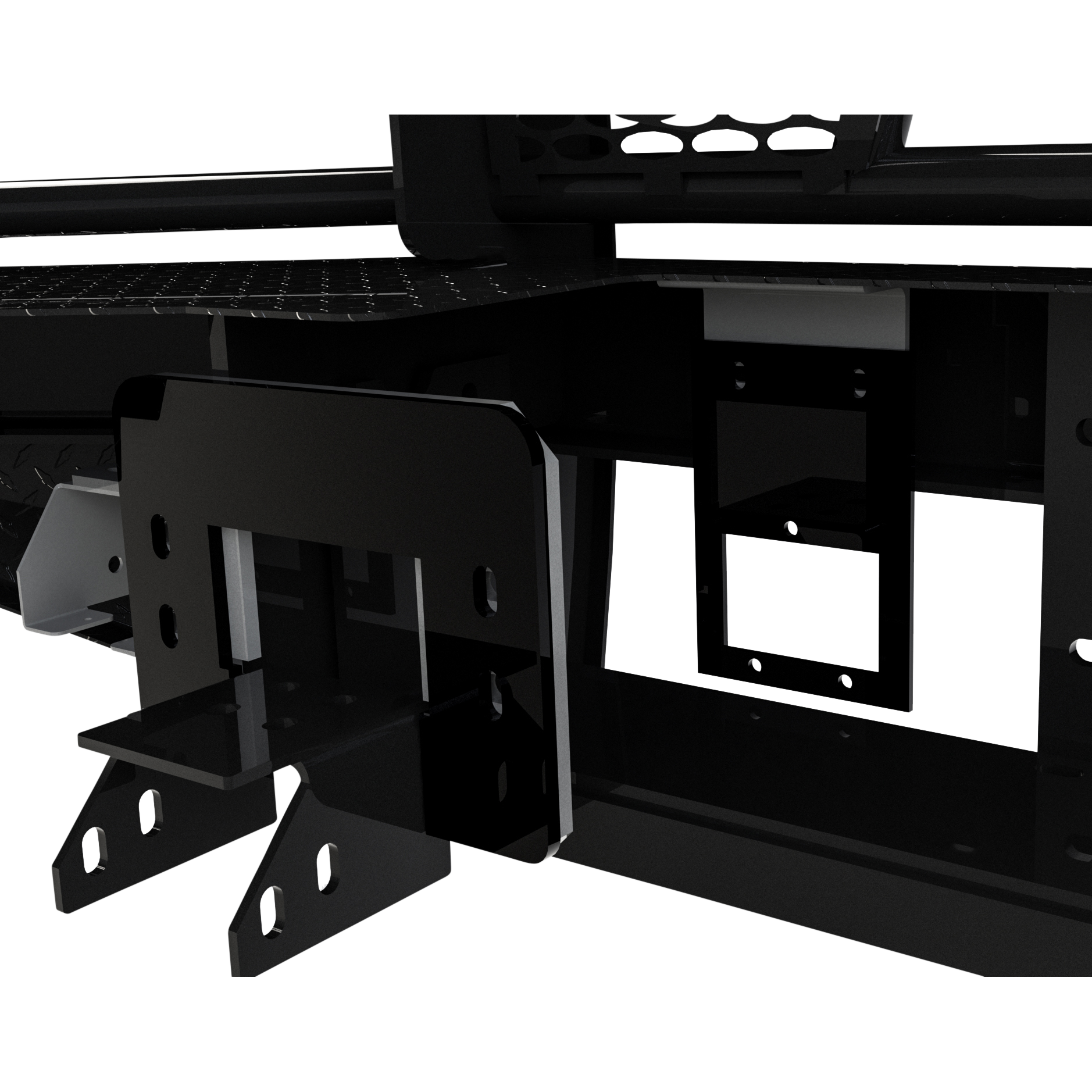 Ranch Hand FBF205BLR Sport Winch-Ready Front Bumper with Grille Guard thumbnail 2