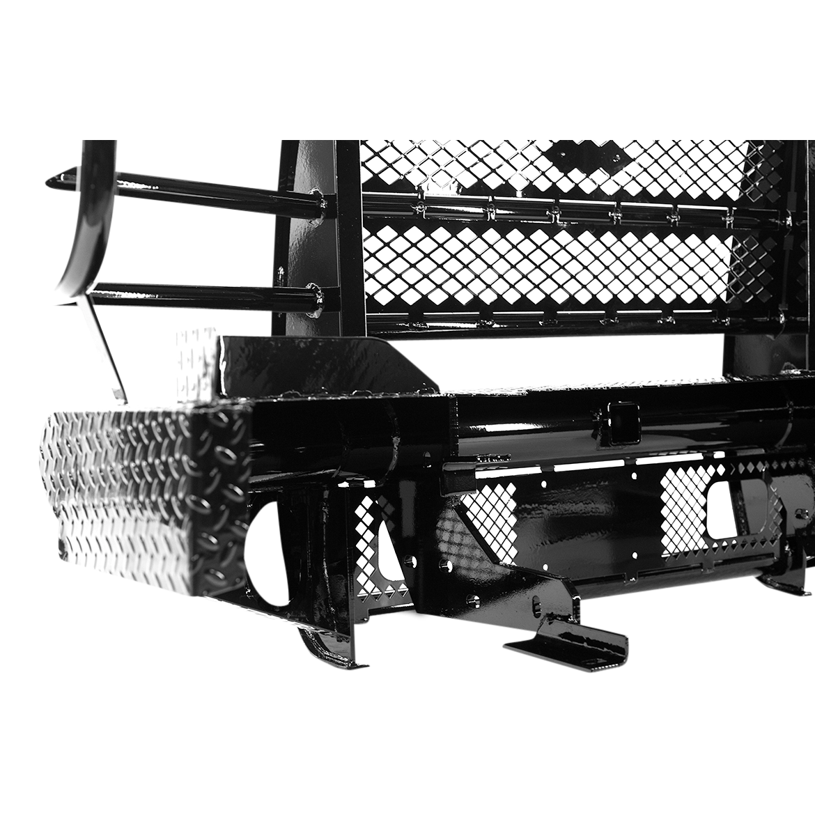 Ranch Hand FBG031BLR Legend Front Bumper with Grille Guard thumbnail 1